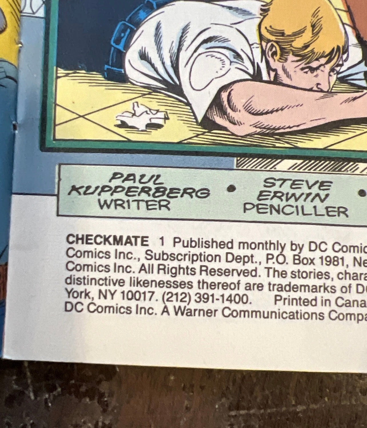 Checkmate #1 (1988) Newsstand Edition - DC Comic Book