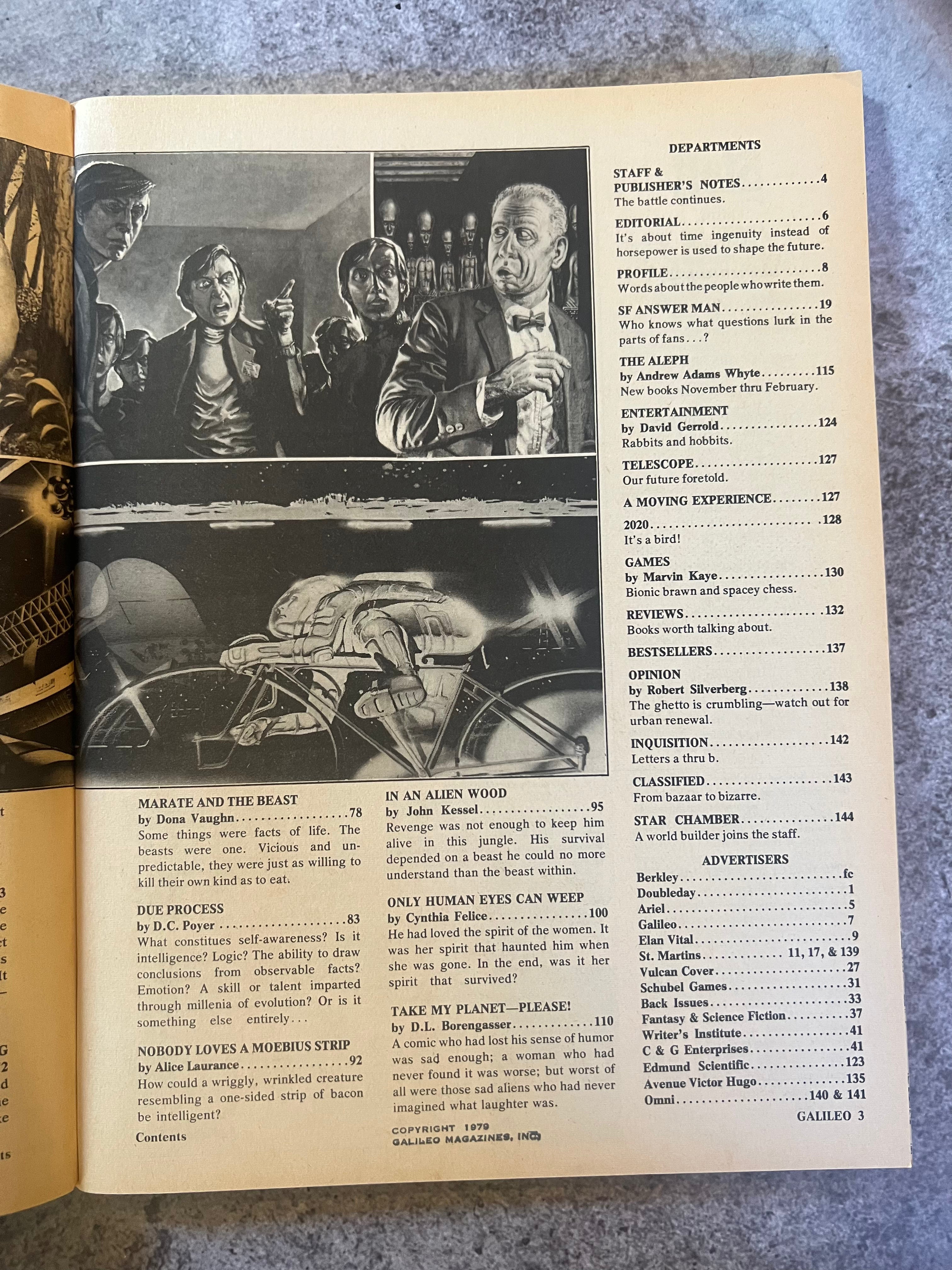Galileo Magazine Of Science & Fiction - 1978 September Issue #11 & 12 Special Double Issue