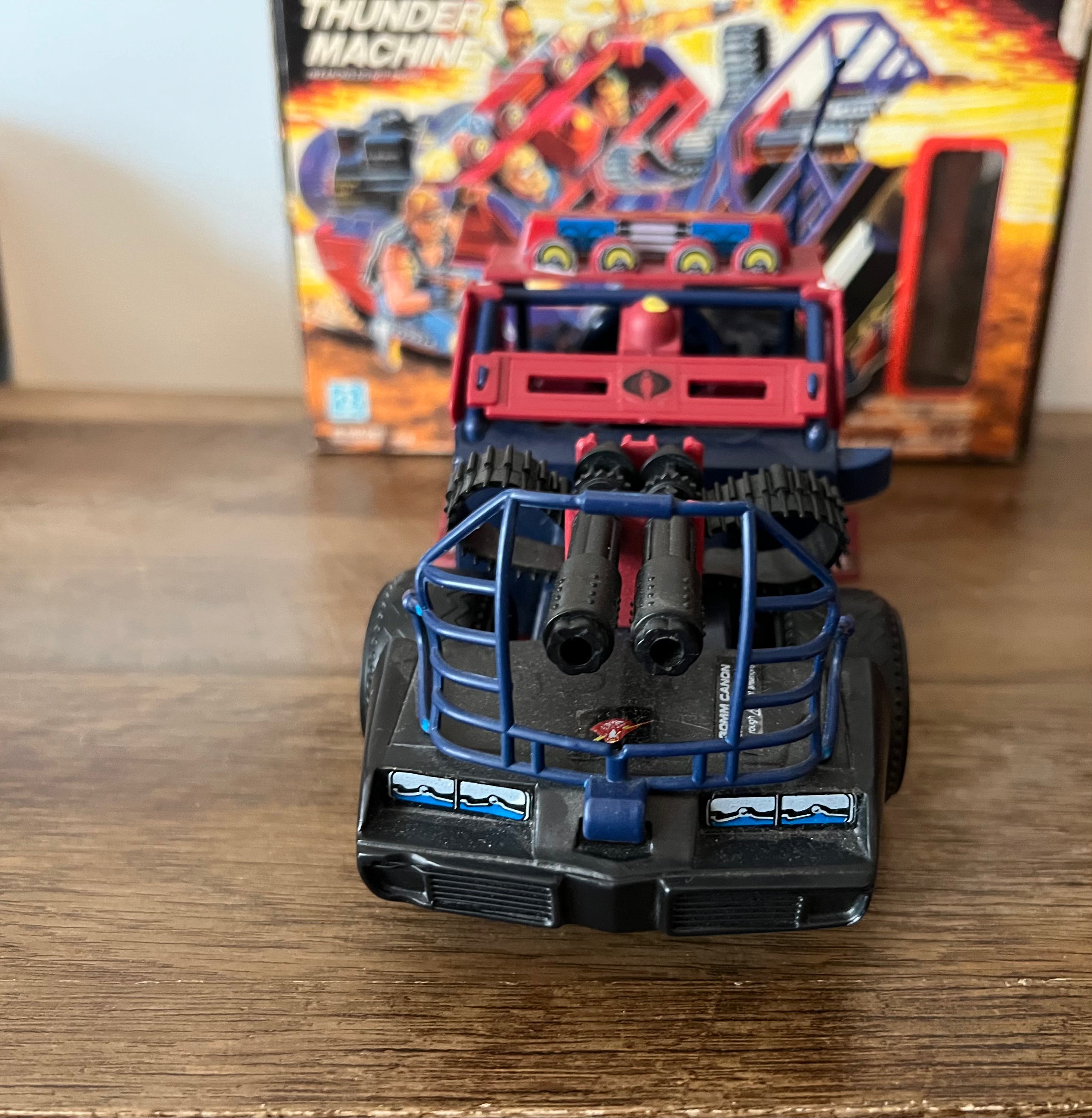 1986 Hasbro GI JOE- Dreadnok Thunder Machine & Thrasher - Original Box Complete