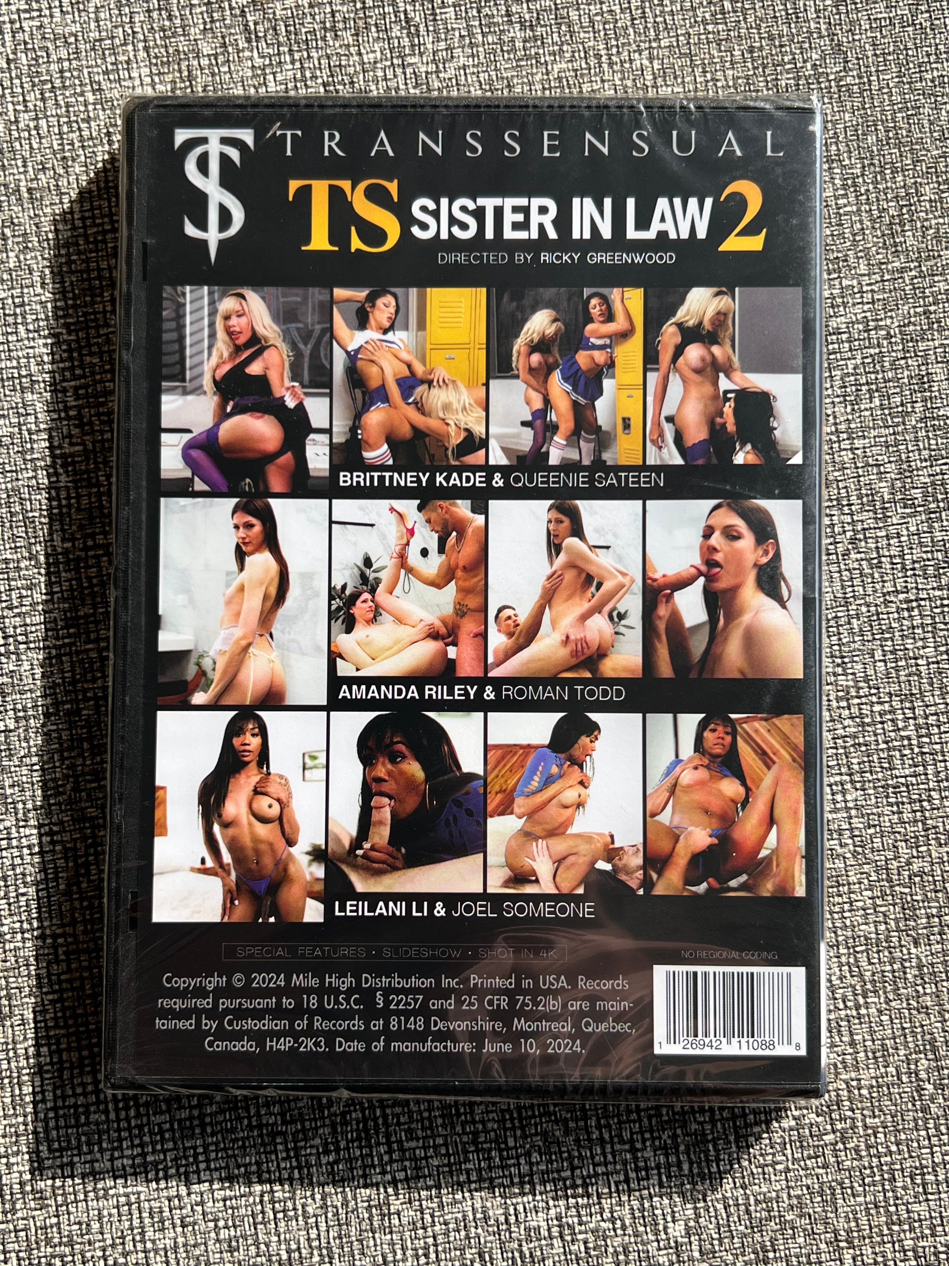 TS Sister In Law 2 - DVD 2024 - Transsensual