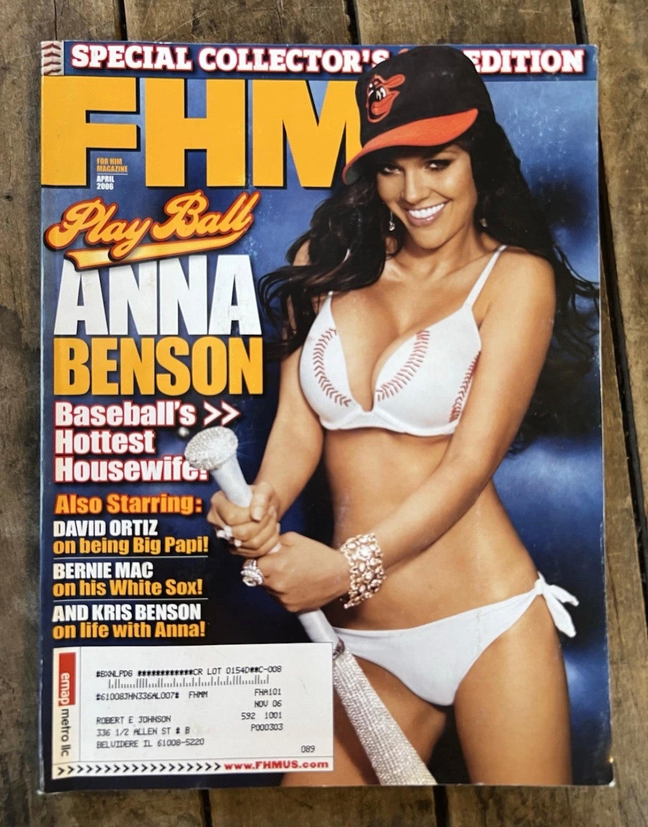 FHM Magazine For Men - April 2006 Issue - Anna Benson Cover Collectors Edition
