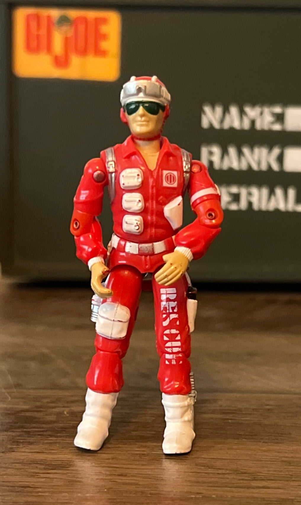 1986 Hasbro GI Joe - LifeLine :Rescue Trooper Action Figure - ARAH