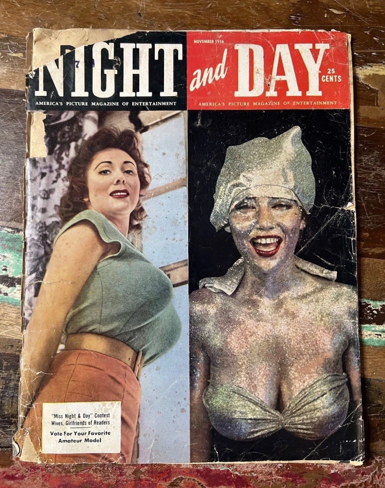Night And Day Magazine - November 1956 Issue ( Vol. 8, No.11) - Sofia Loren