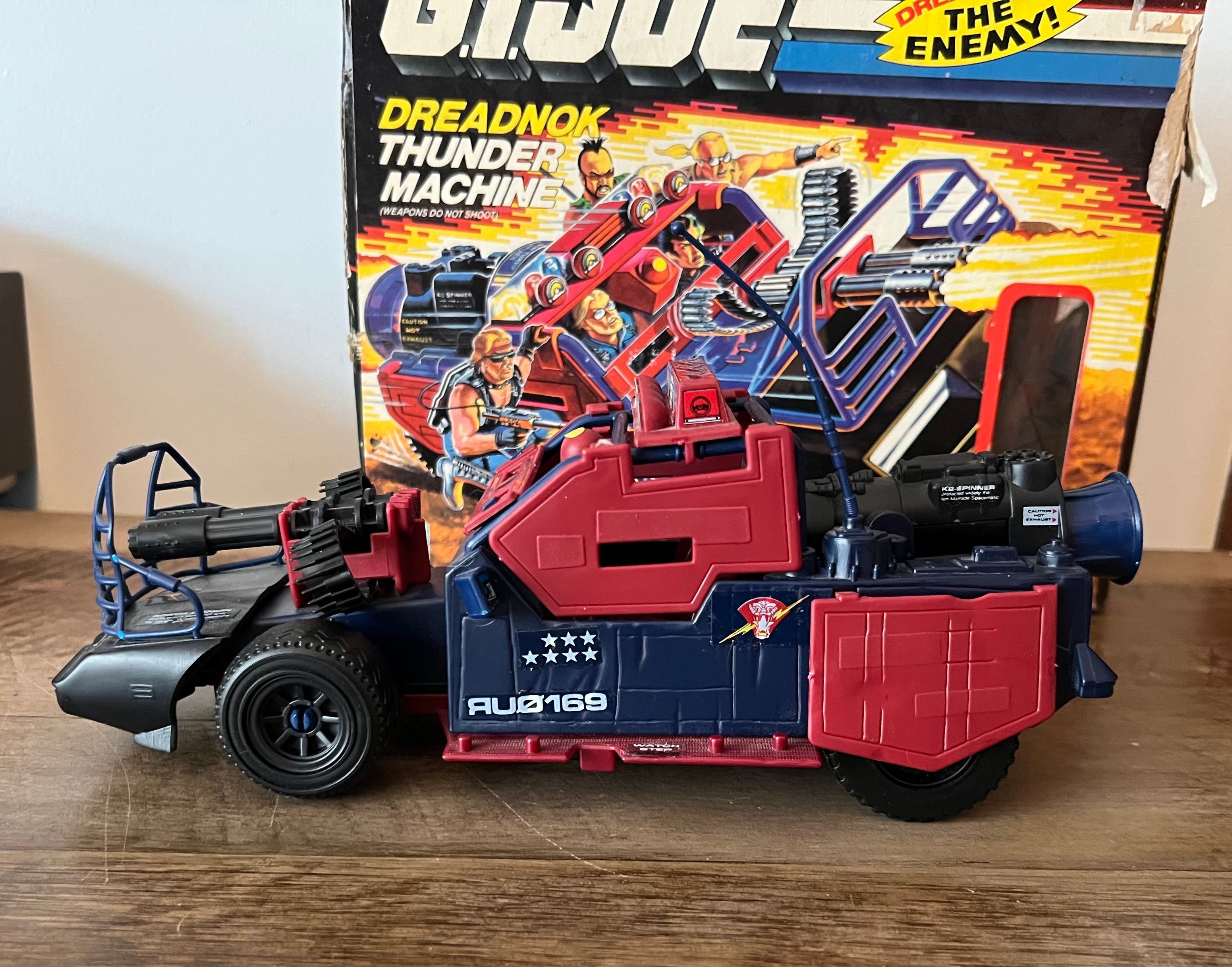 1986 Hasbro GI JOE- Dreadnok Thunder Machine & Thrasher - Original Box Complete