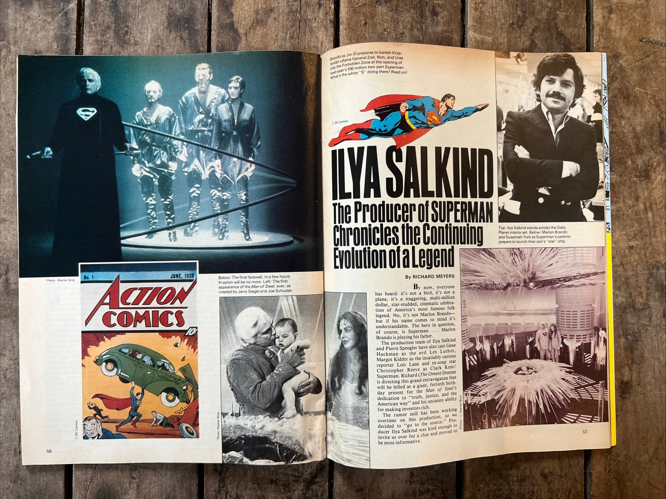 STARLOG Magazine - January 1978 - The Superman Movie Feature & KISS Rear Cover