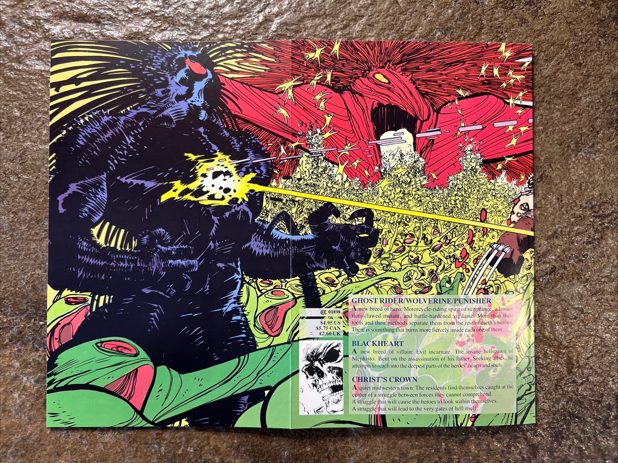 Ghost Rider, Wolverine, Punisher: Hearts of Darkness (1991) Marvel Comic Book