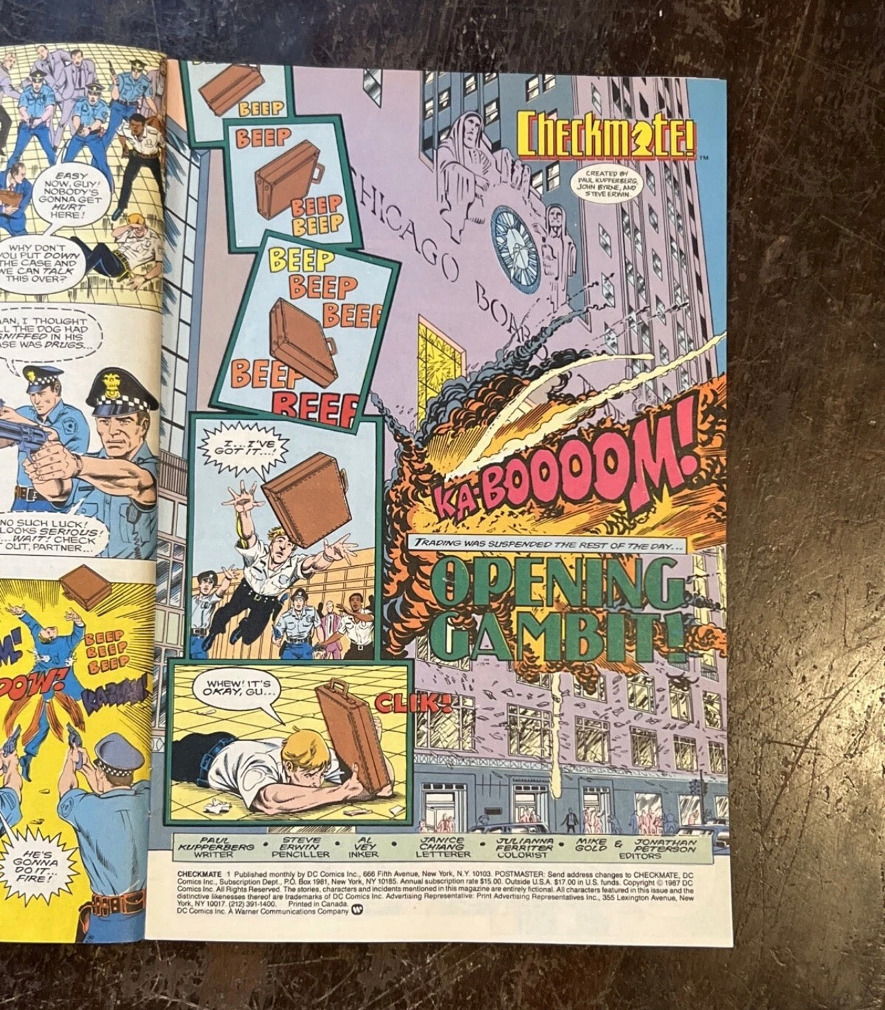 Checkmate #1 (1988) Newsstand Edition - DC Comic Book
