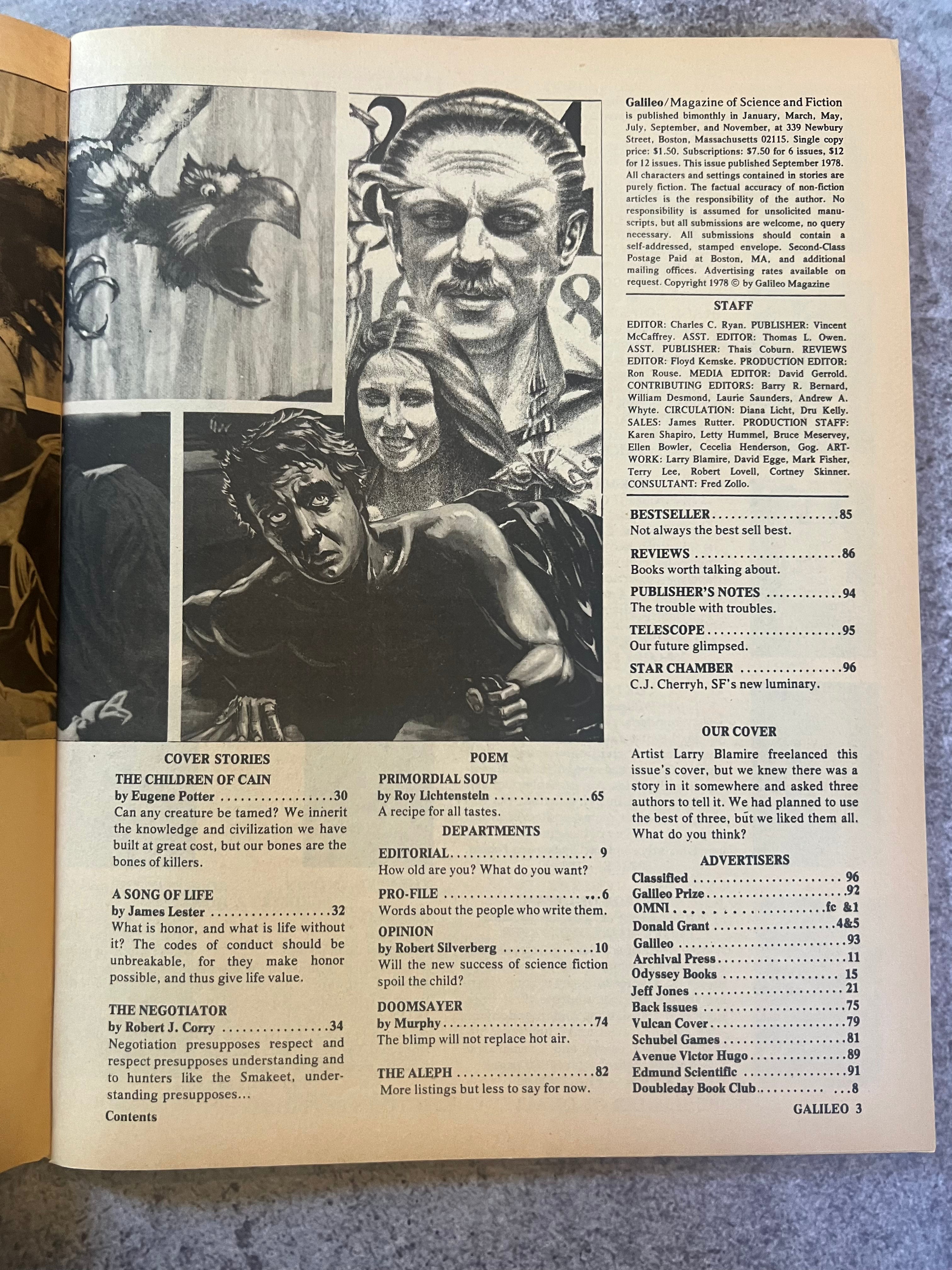 Galileo Magazine Of Science & Fiction - 1978 September Issue #10
