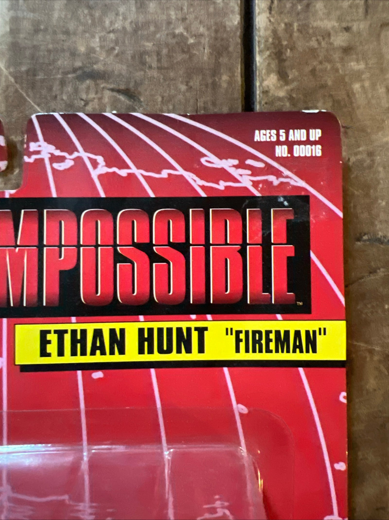 1996 Tradewinds Toys - MISSION: IMPOSSIBLE Ethan Hunt Fireman Disguise Action Figure