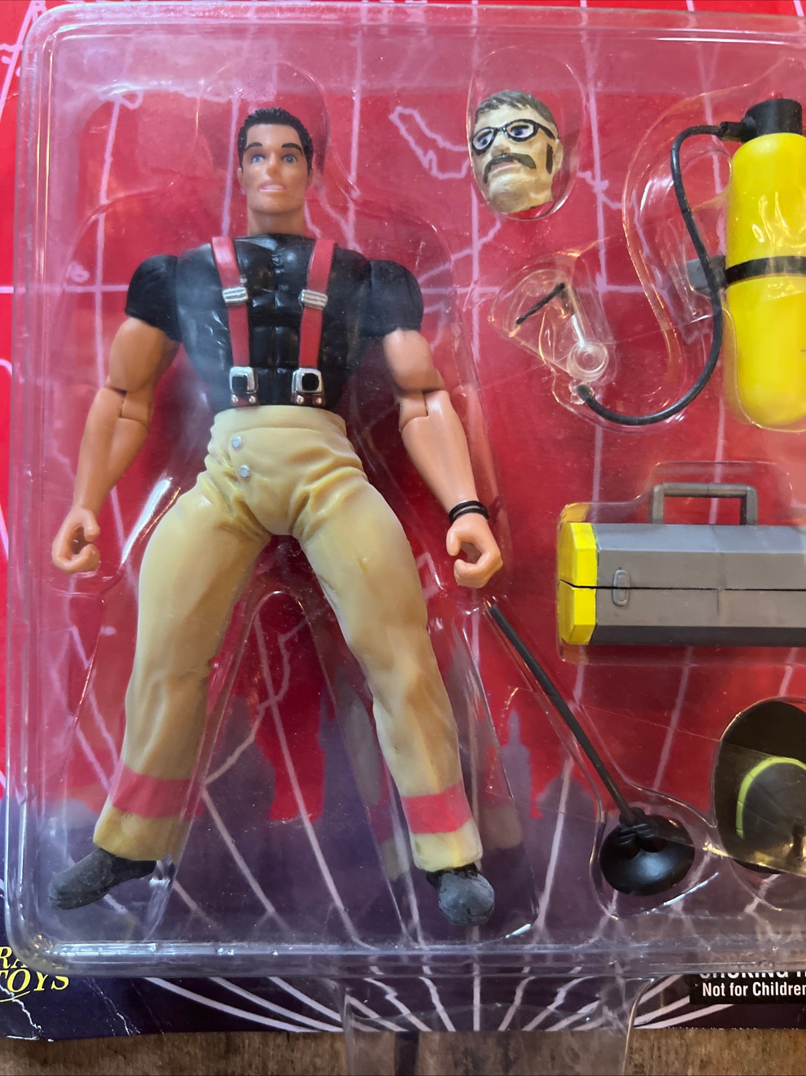 1996 Tradewinds Toys - MISSION: IMPOSSIBLE Ethan Hunt Fireman Disguise Action Figure
