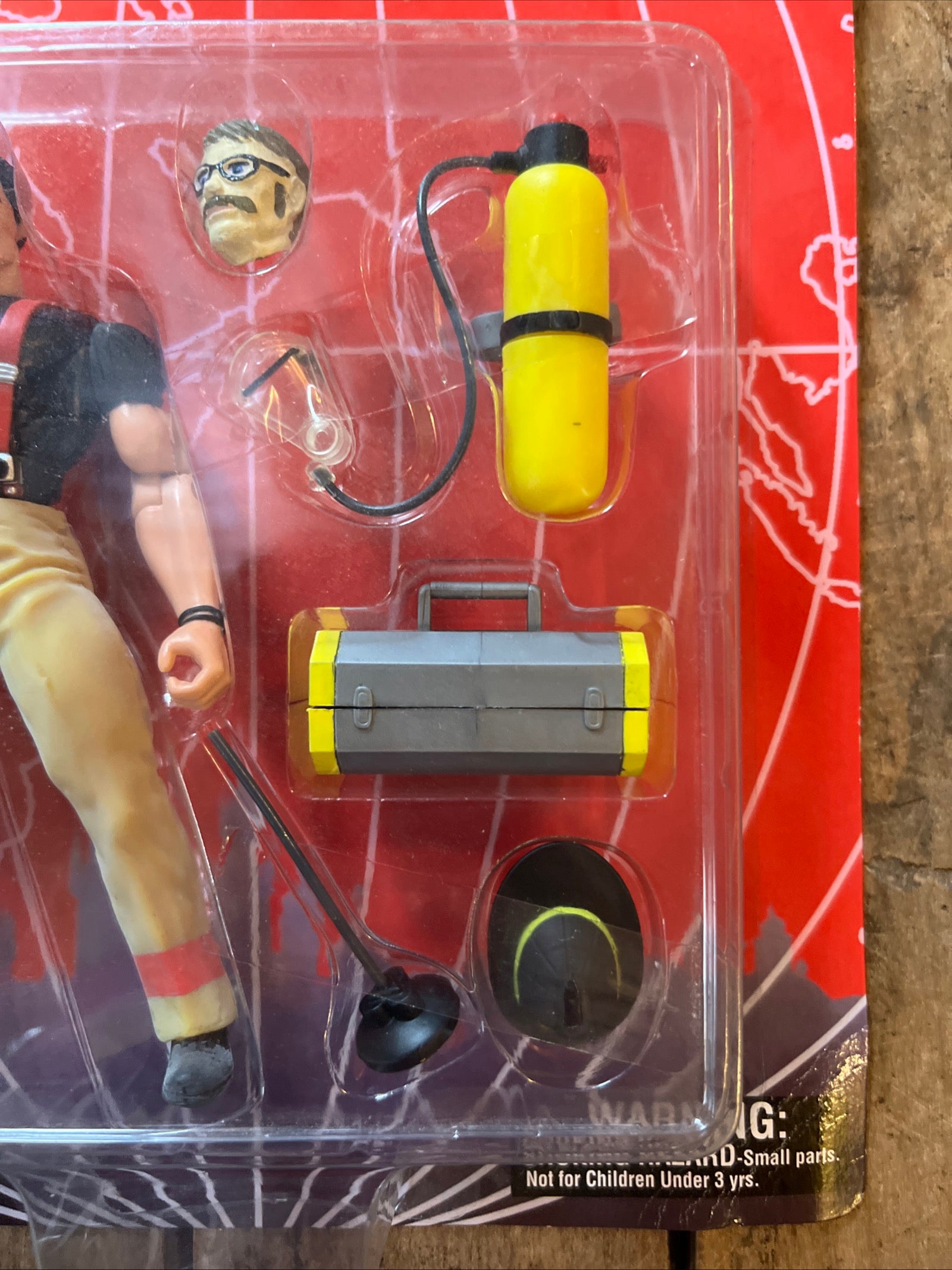 1996 Tradewinds Toys - MISSION: IMPOSSIBLE Ethan Hunt Fireman Disguise Action Figure