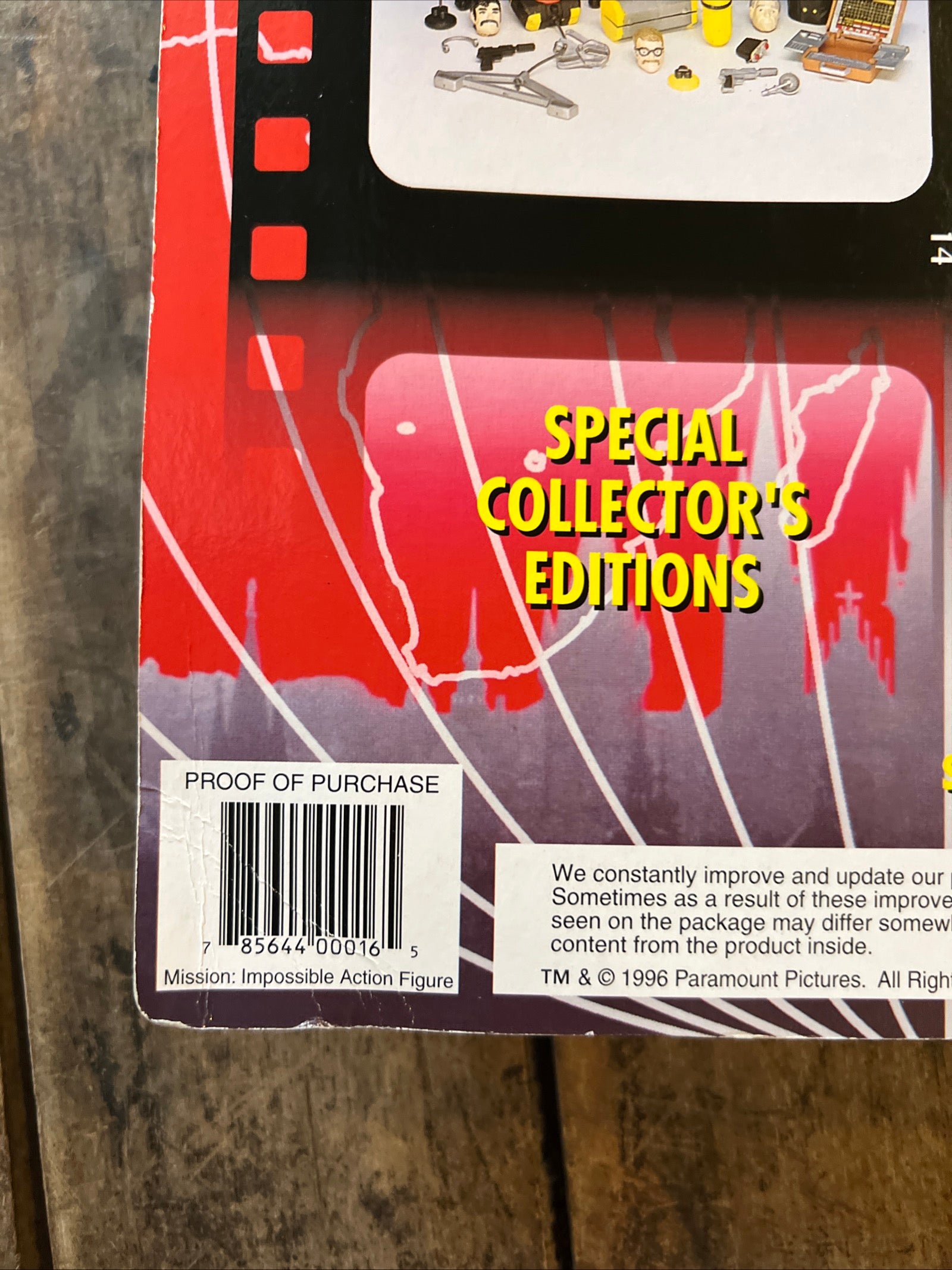 1996 Tradewinds Toys - MISSION: IMPOSSIBLE Ethan Hunt Fireman Disguise Action Figure