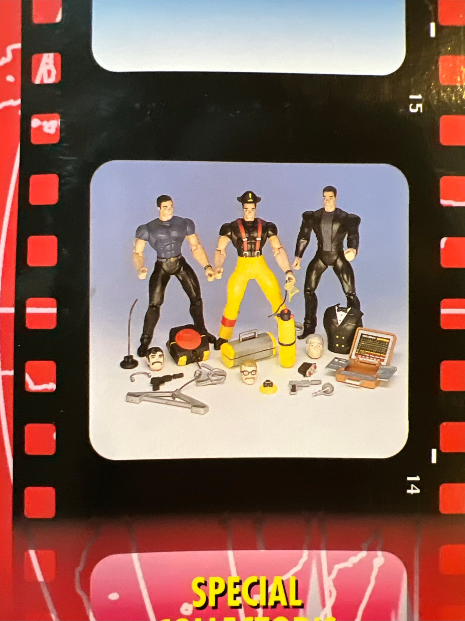 1996 Tradewinds Toys - MISSION: IMPOSSIBLE Ethan Hunt Fireman Disguise Action Figure