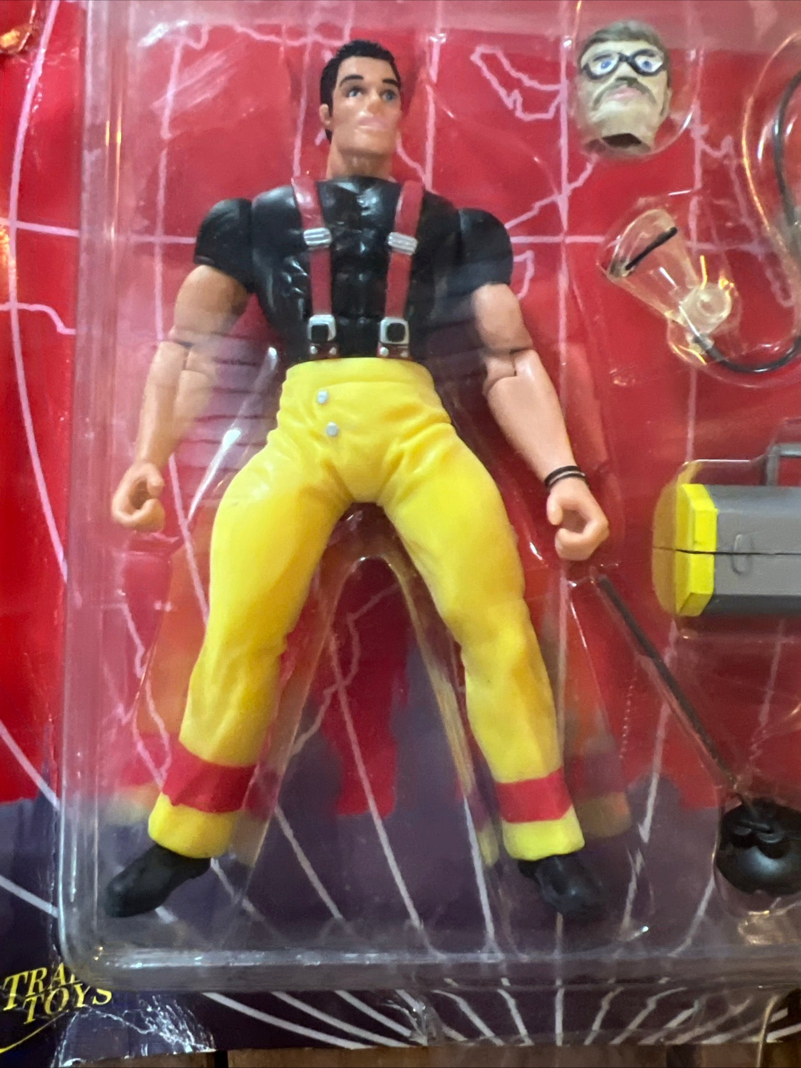 1996 Tradewinds Toys - MISSION: IMPOSSIBLE Ethan Hunt Fireman Disguise Action Figure