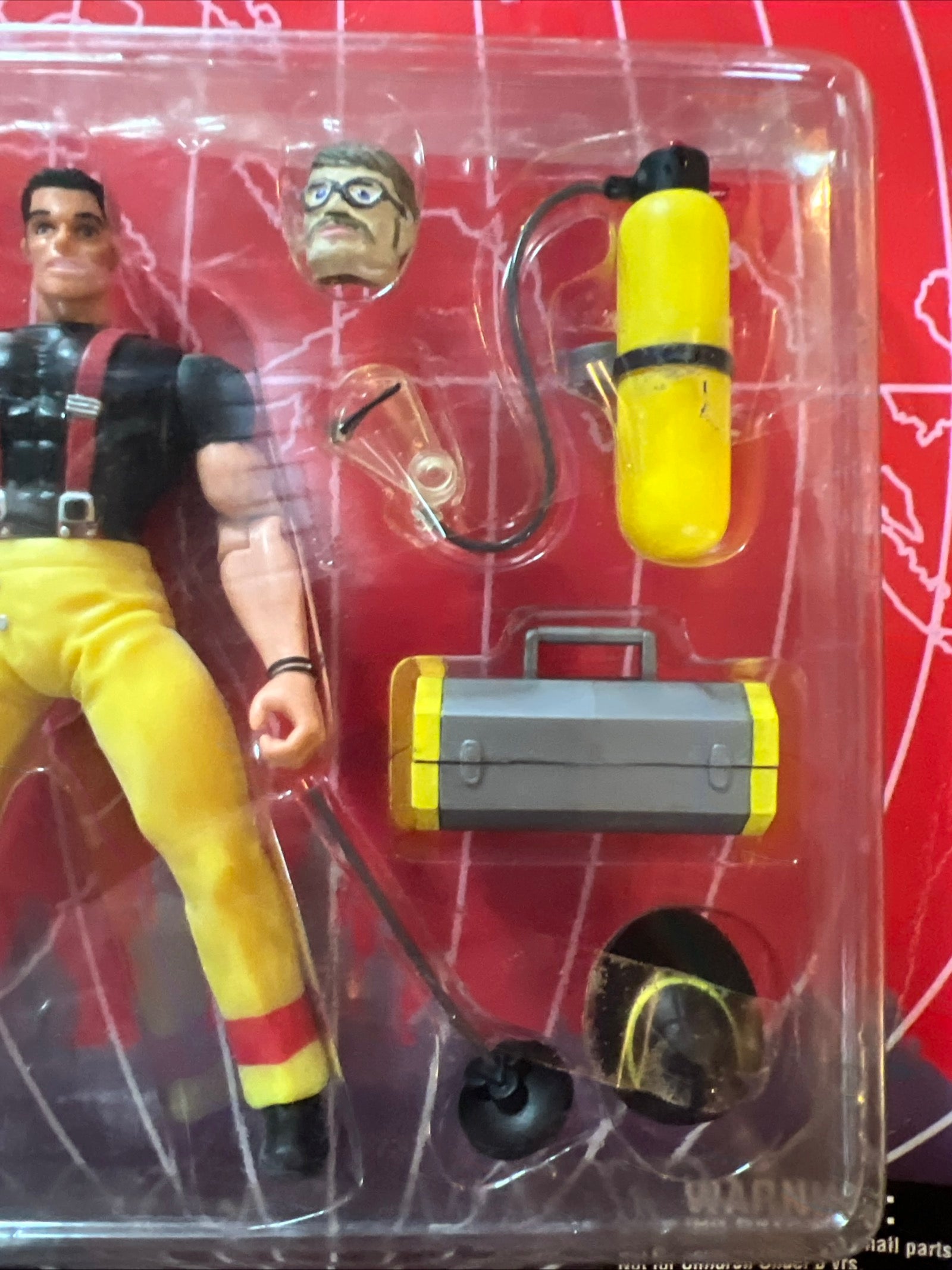 1996 Tradewinds Toys - MISSION: IMPOSSIBLE Ethan Hunt Fireman Disguise Action Figure