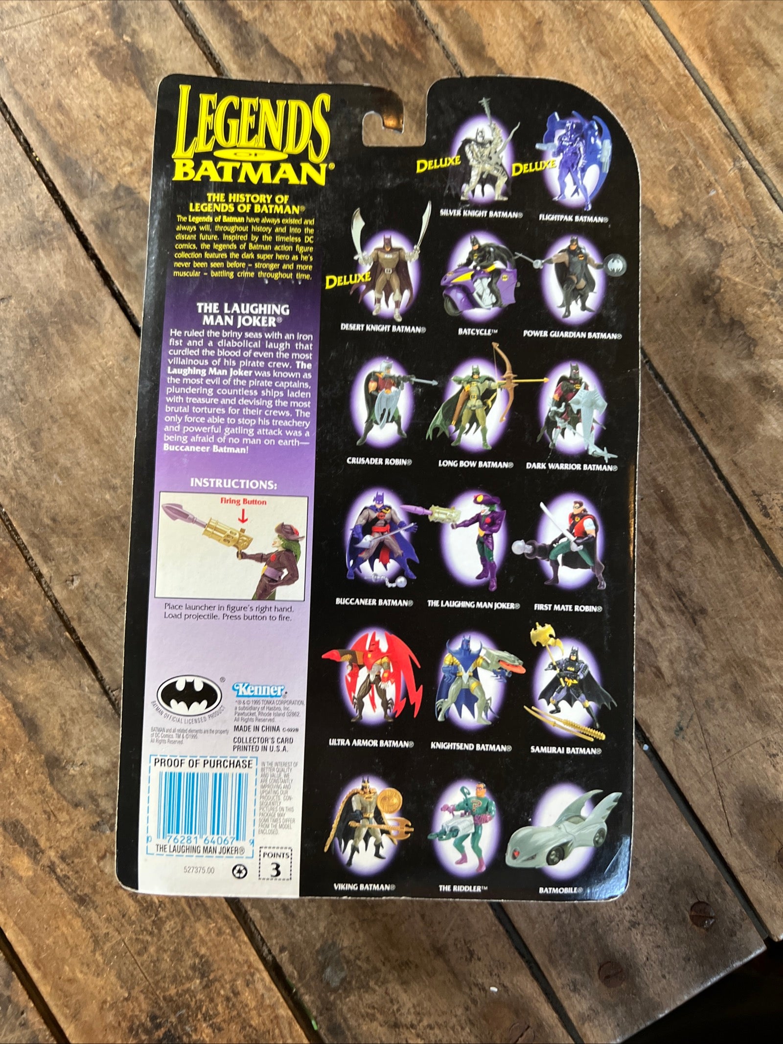 1995 Kenner Legends Of Batman - The Laughing Man Joker