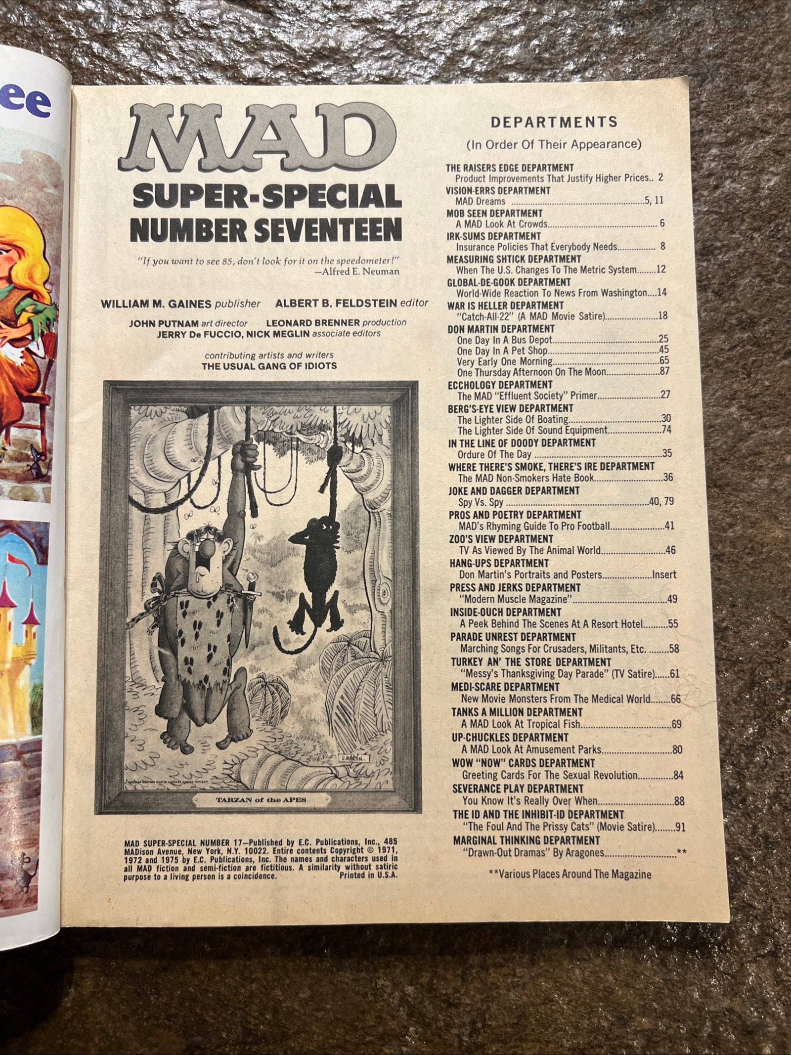 MAD Magazine - 1975 Super Special Issue Number Seventeen