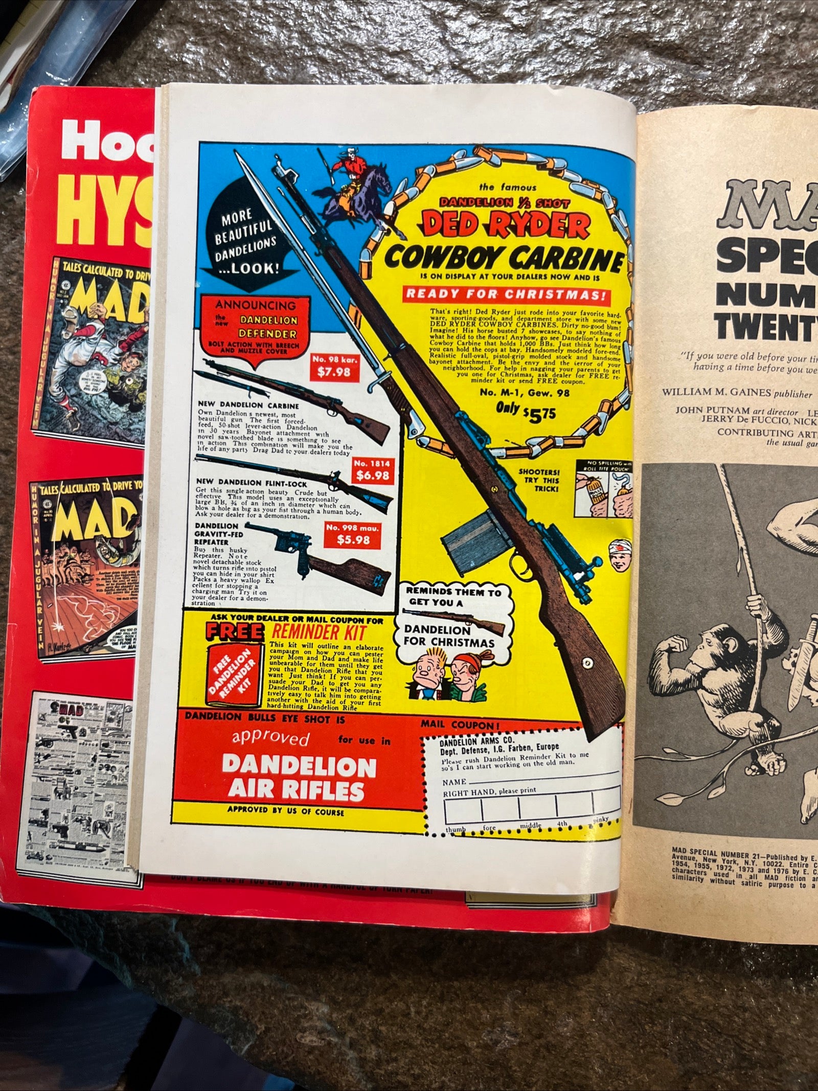 MAD Magazine - 1976 Special Issue Number Twenty One With Comic Book Insert