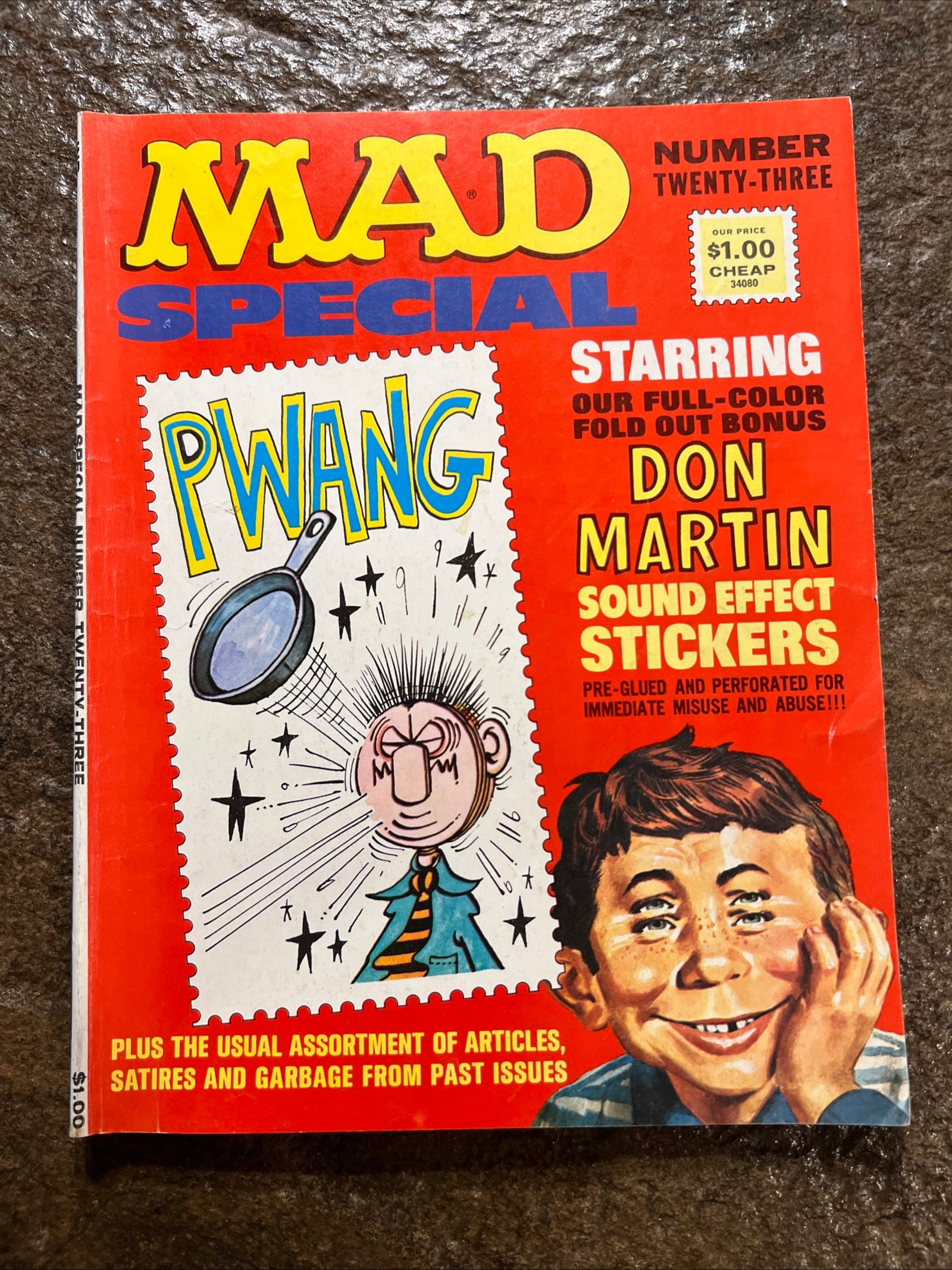 MAD Magazine - 1977 Special Issue Number Twenty Three & Don Martin Sound Effect Stickers
