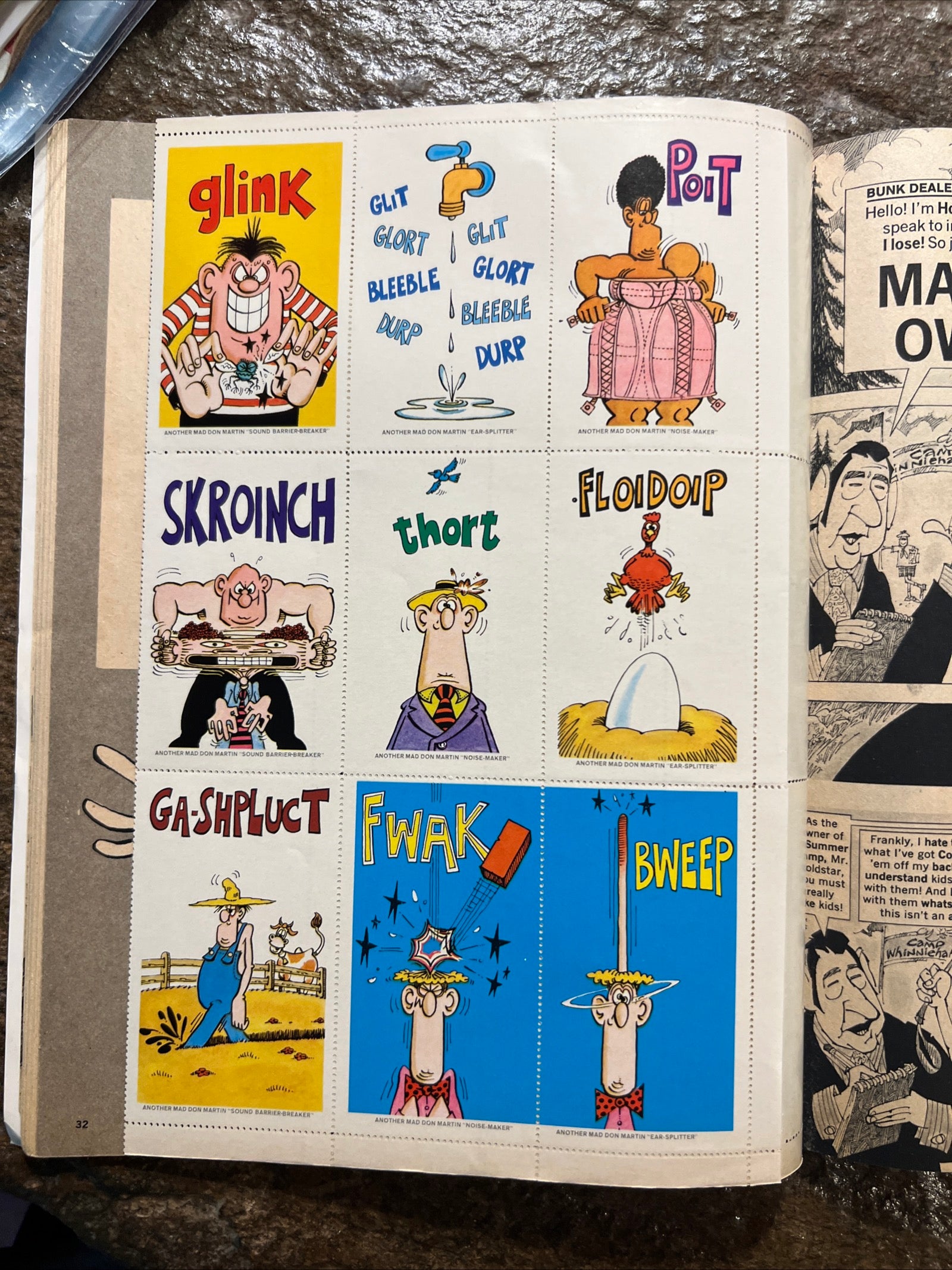 MAD Magazine - 1977 Special Issue Number Twenty Three & Don Martin Sound Effect Stickers