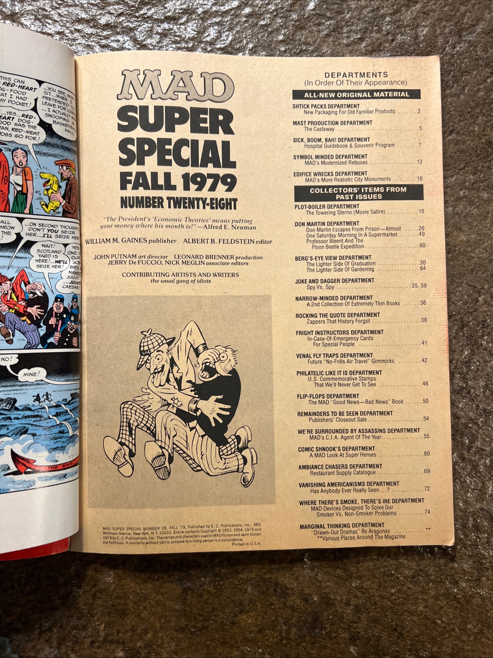 MAD Magazine - 1979 Super Special Issue Number Twenty Eight & Comic Book Insert