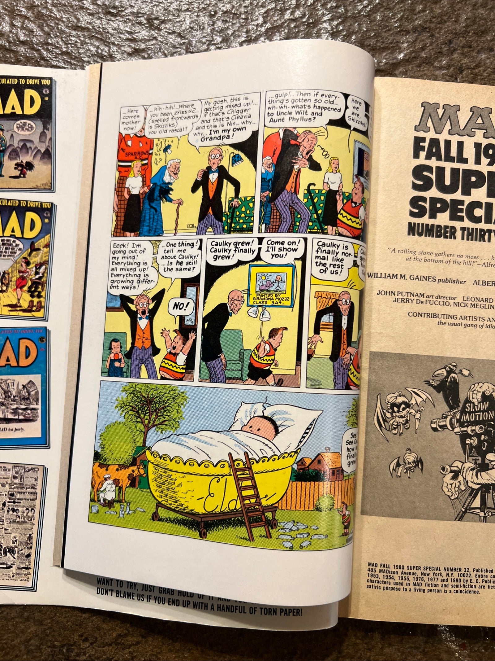 MAD Magazine - 1980 Fall Super Special Issue Number Thirty Two & Comic Book Insert