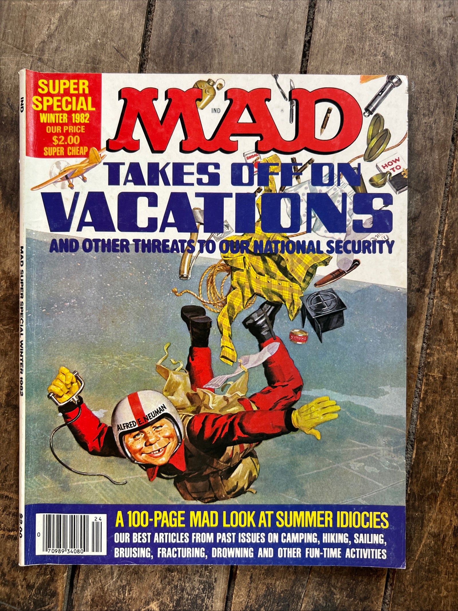 MAD Magazine - Winter 1982 Super Special Issue #41 - Mad Takes Off On Vacations