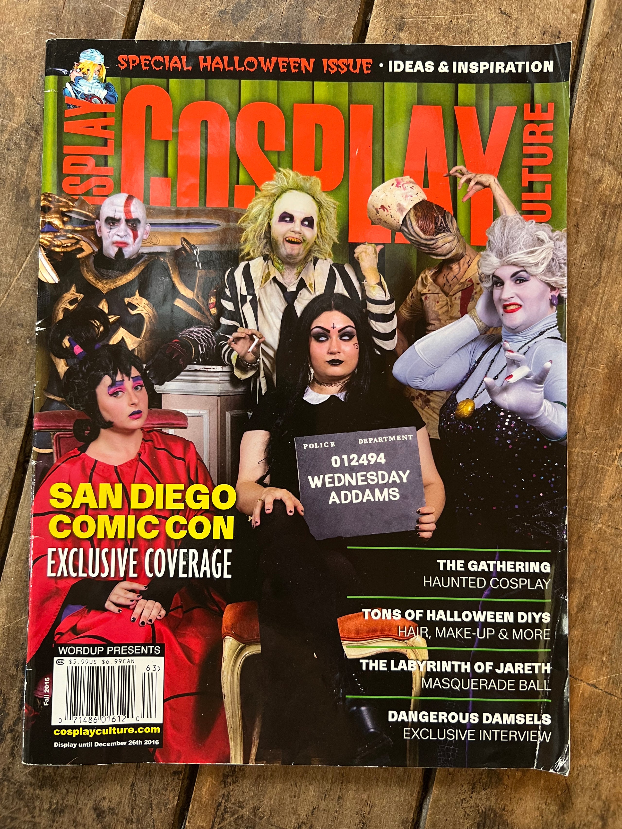 COSPLAY Culture Magazine - Fall 2016 - San Diego Comic Con Cover