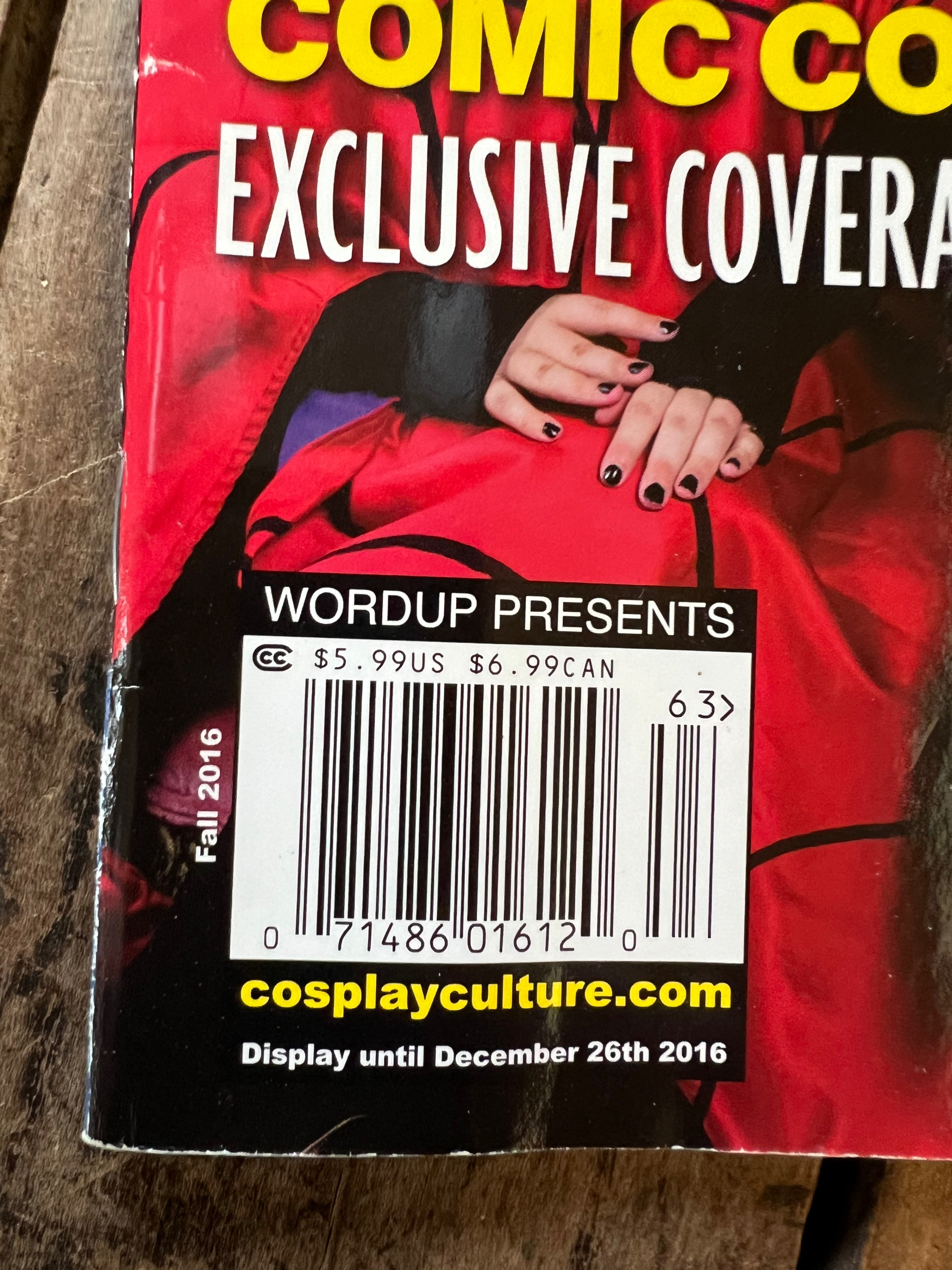 COSPLAY Culture Magazine - Fall 2016 - San Diego Comic Con Cover