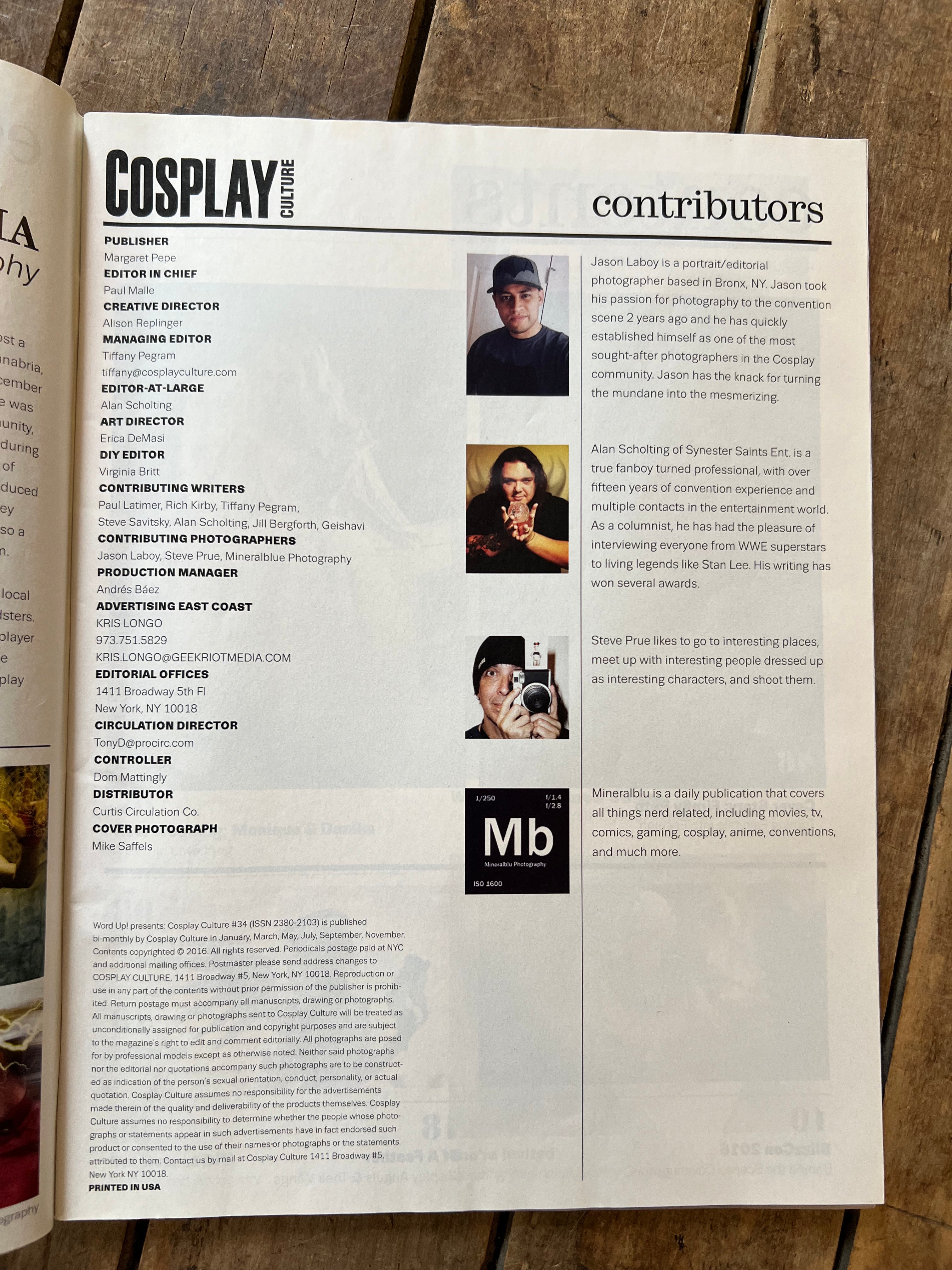 COSPLAY Culture Magazine - February / March 2017 - Firefly Path Cover