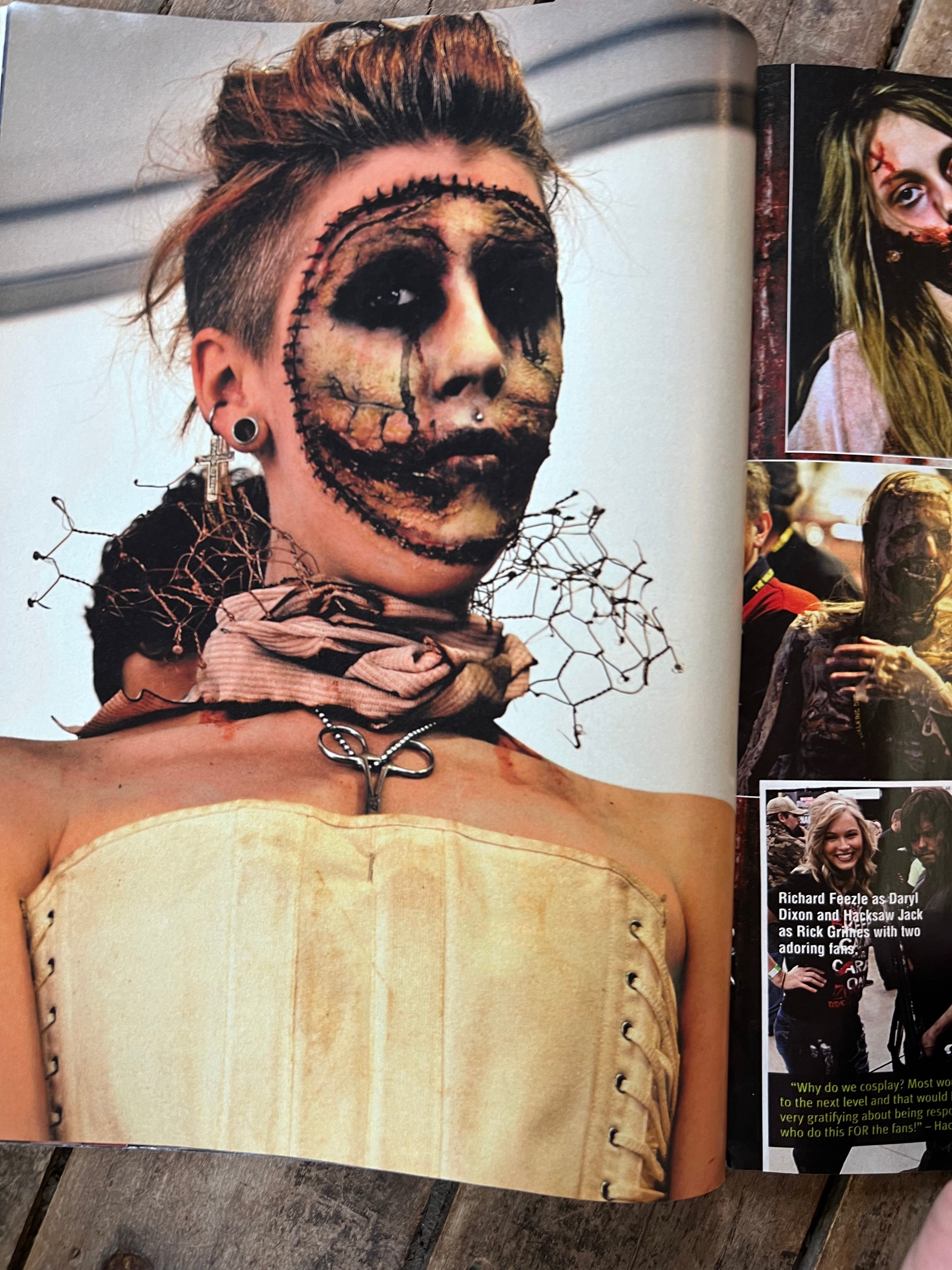 COSPLAY Culture Magazine - Halloween 2015 Issue - Riddle And Zombie Boy Cover