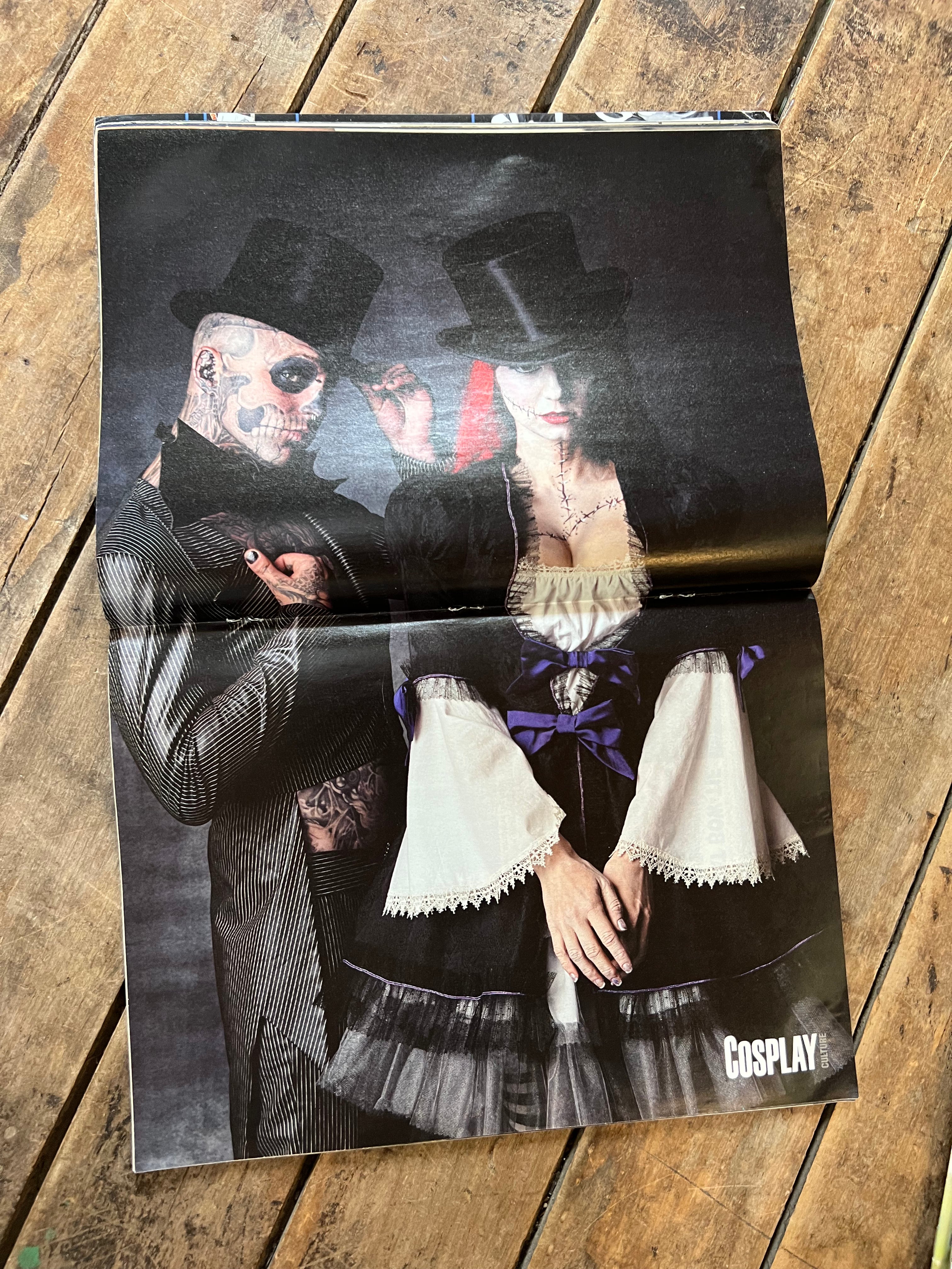 COSPLAY Culture Magazine - Halloween 2015 Issue - Riddle And Zombie Boy Cover