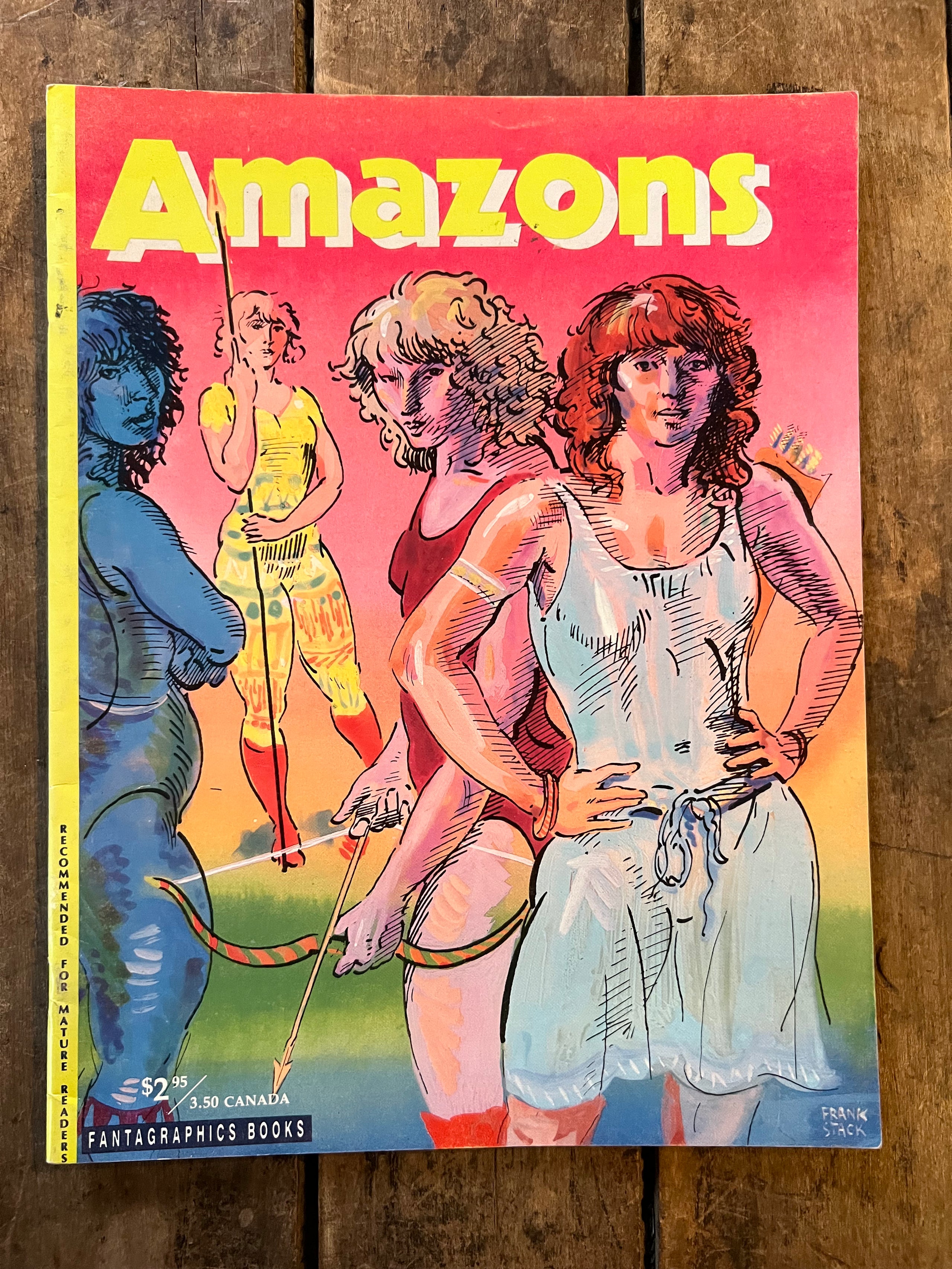 AMAZONS #1 ( 1990 ) Fantagraphics Books Inc. - Graphic Novel