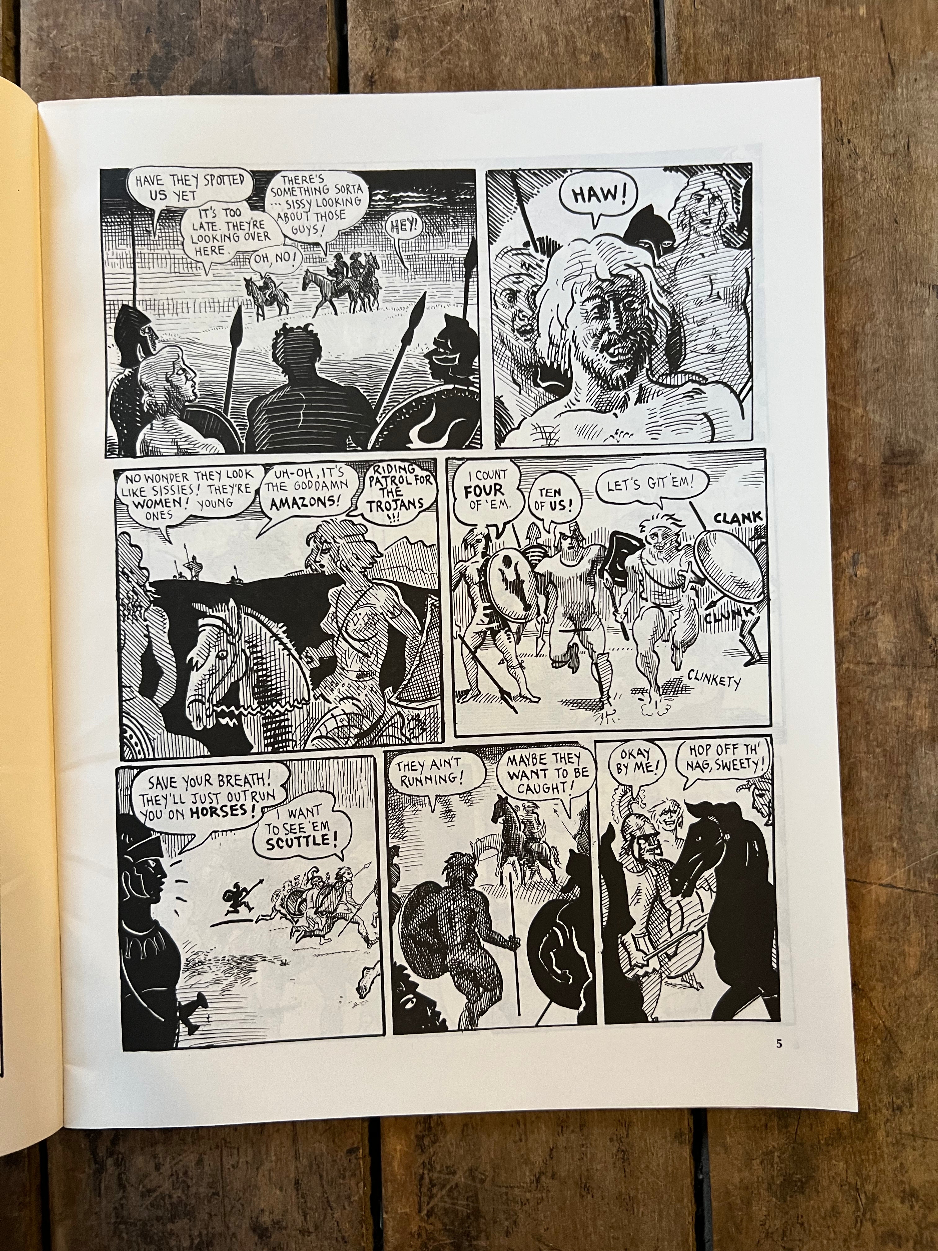 AMAZONS #1 ( 1990 ) Fantagraphics Books Inc. - Graphic Novel