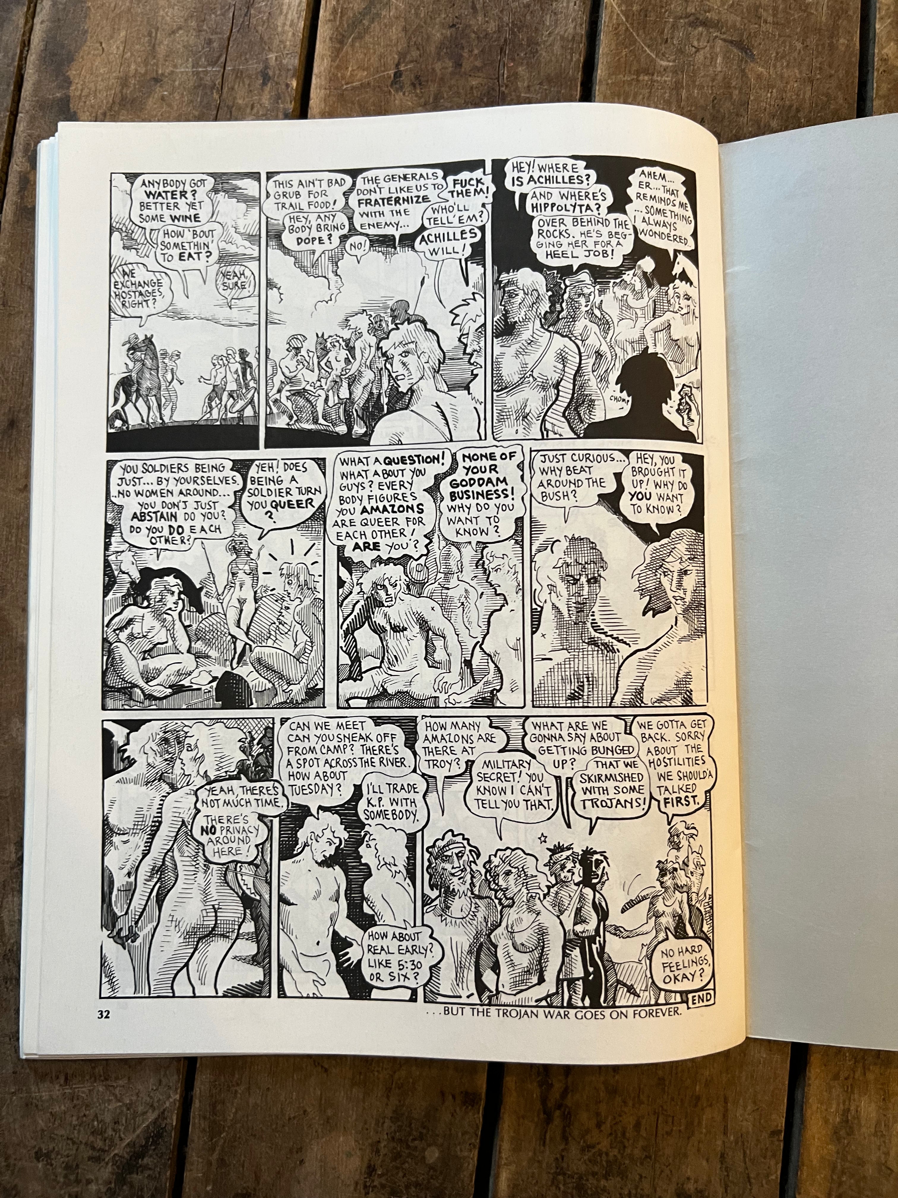 AMAZONS #1 ( 1990 ) Fantagraphics Books Inc. - Graphic Novel