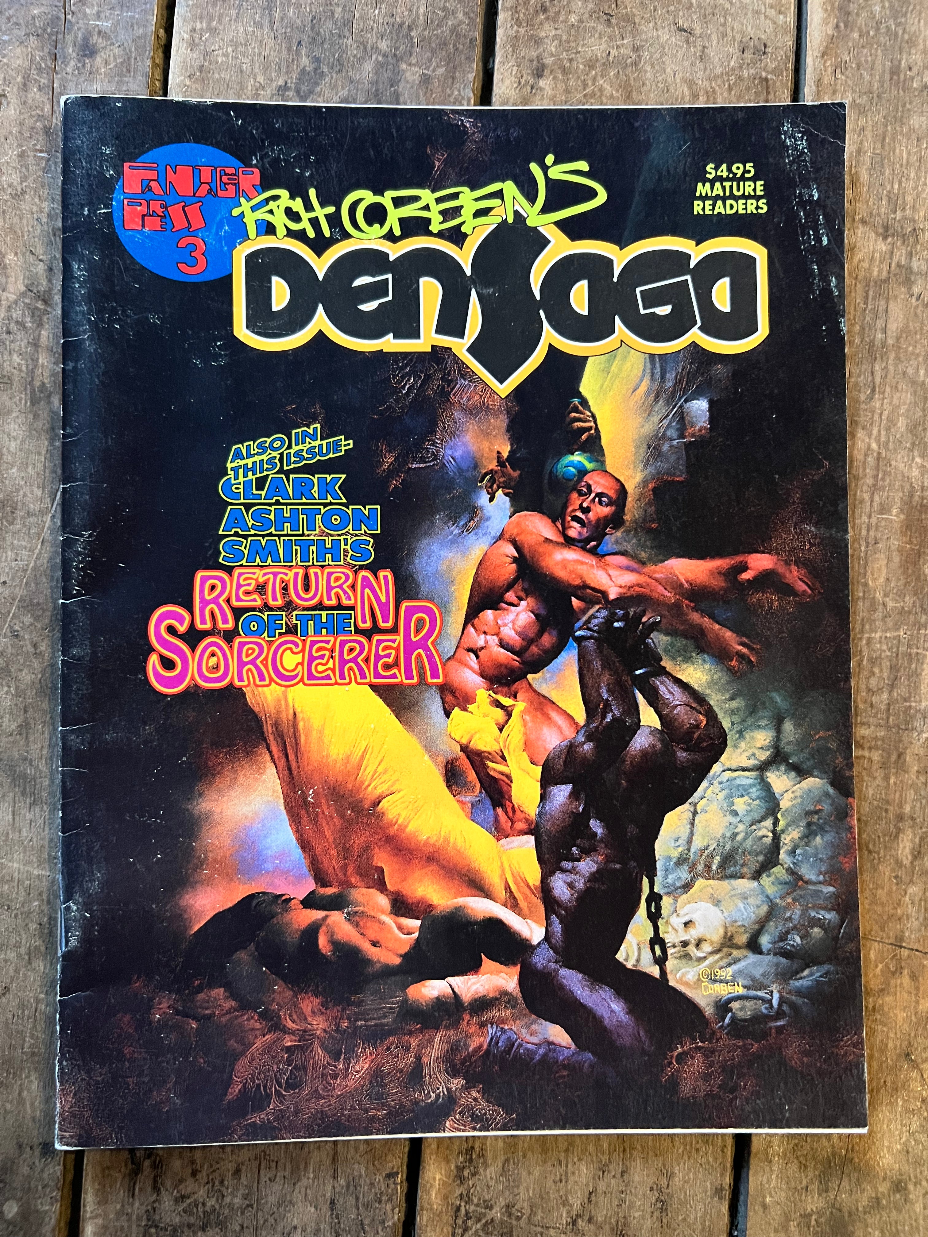 DenSaga #3 (1993) Rich Corben - Return of the Sorcerer - Fantagor Press