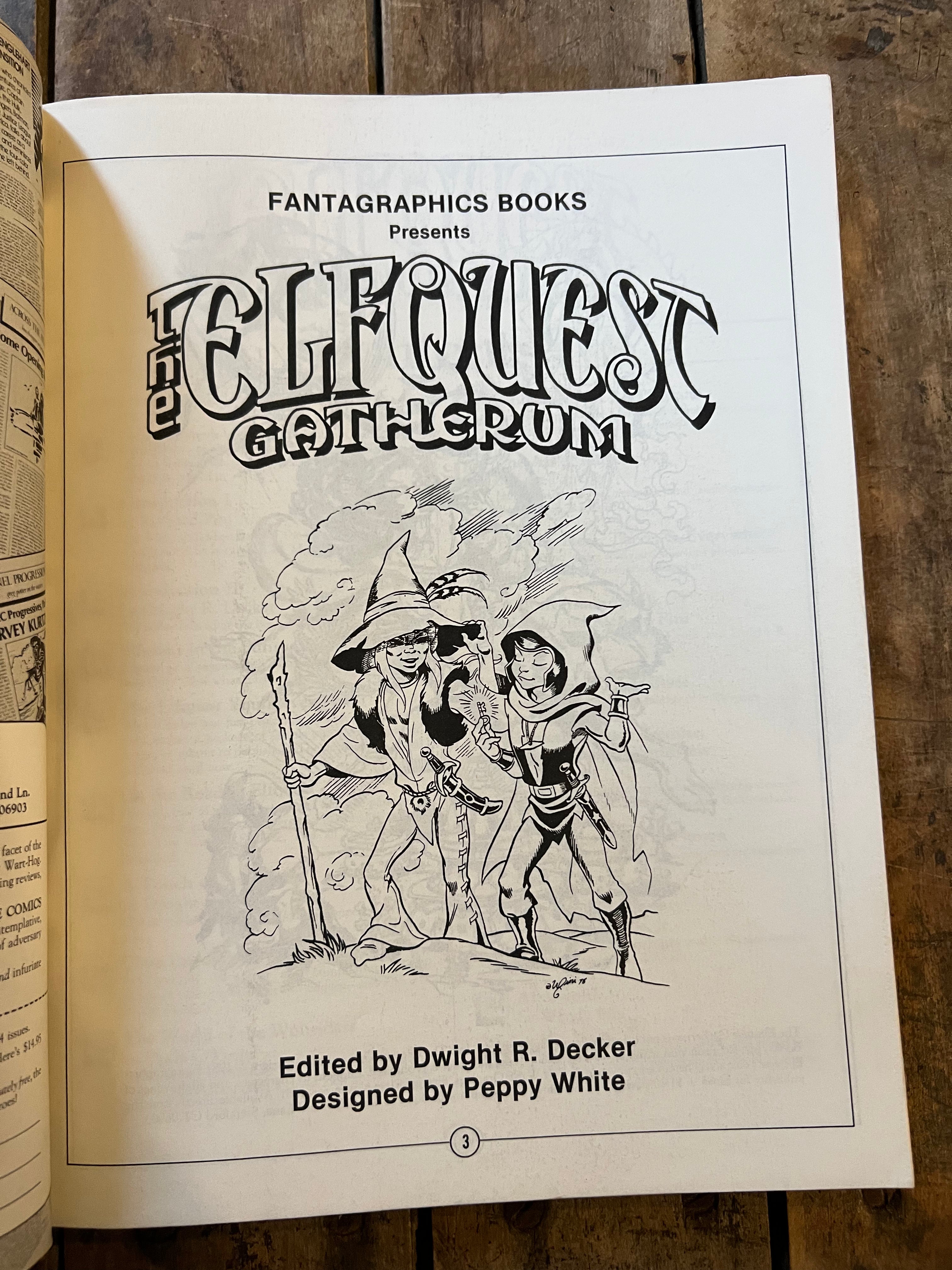 The ELFQUEST Gatherum - November 1981 - 1st Printing Wendy Pini - Graphic Novel