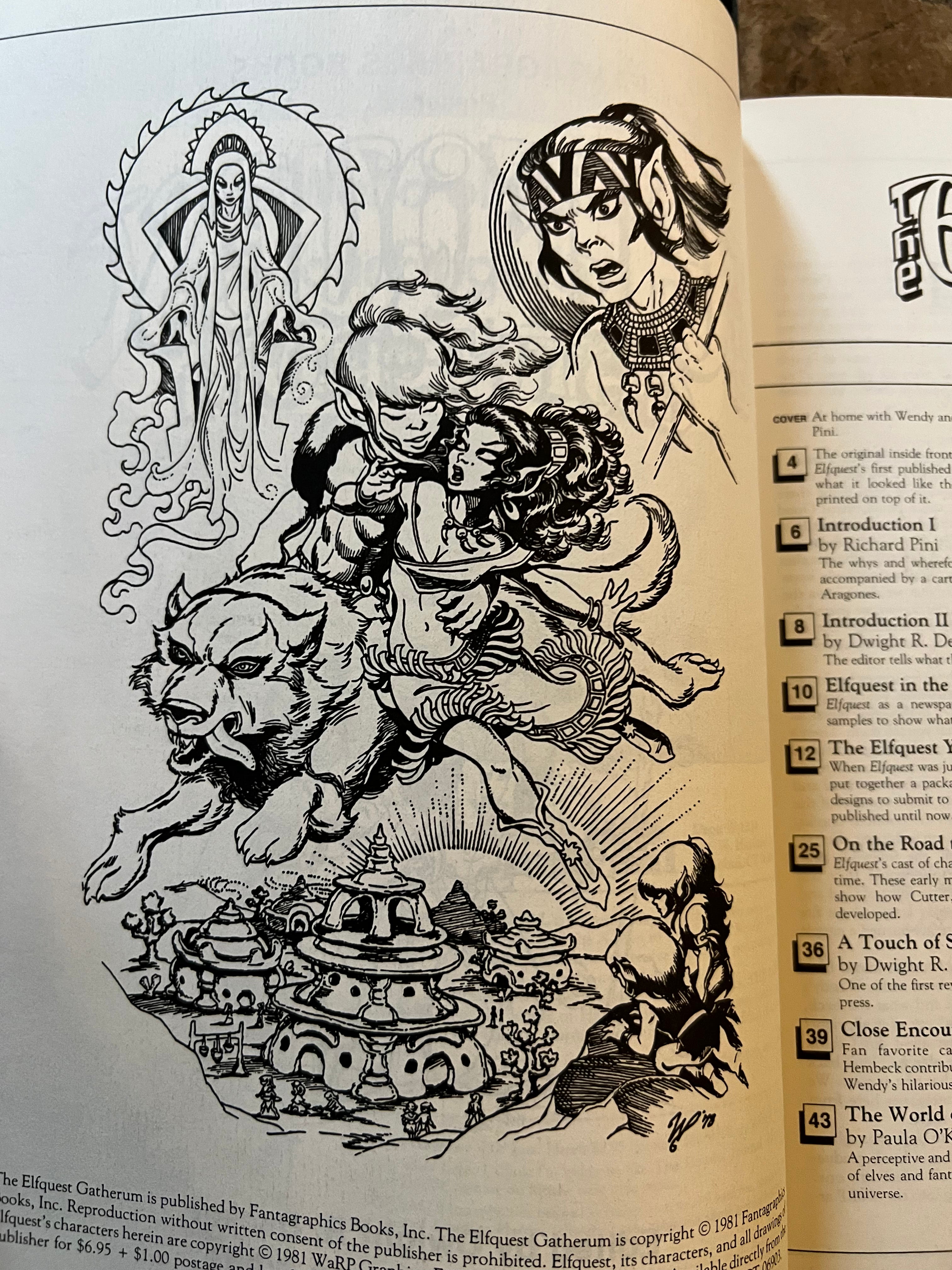 The ELFQUEST Gatherum - November 1981 - 1st Printing Wendy Pini - Graphic Novel