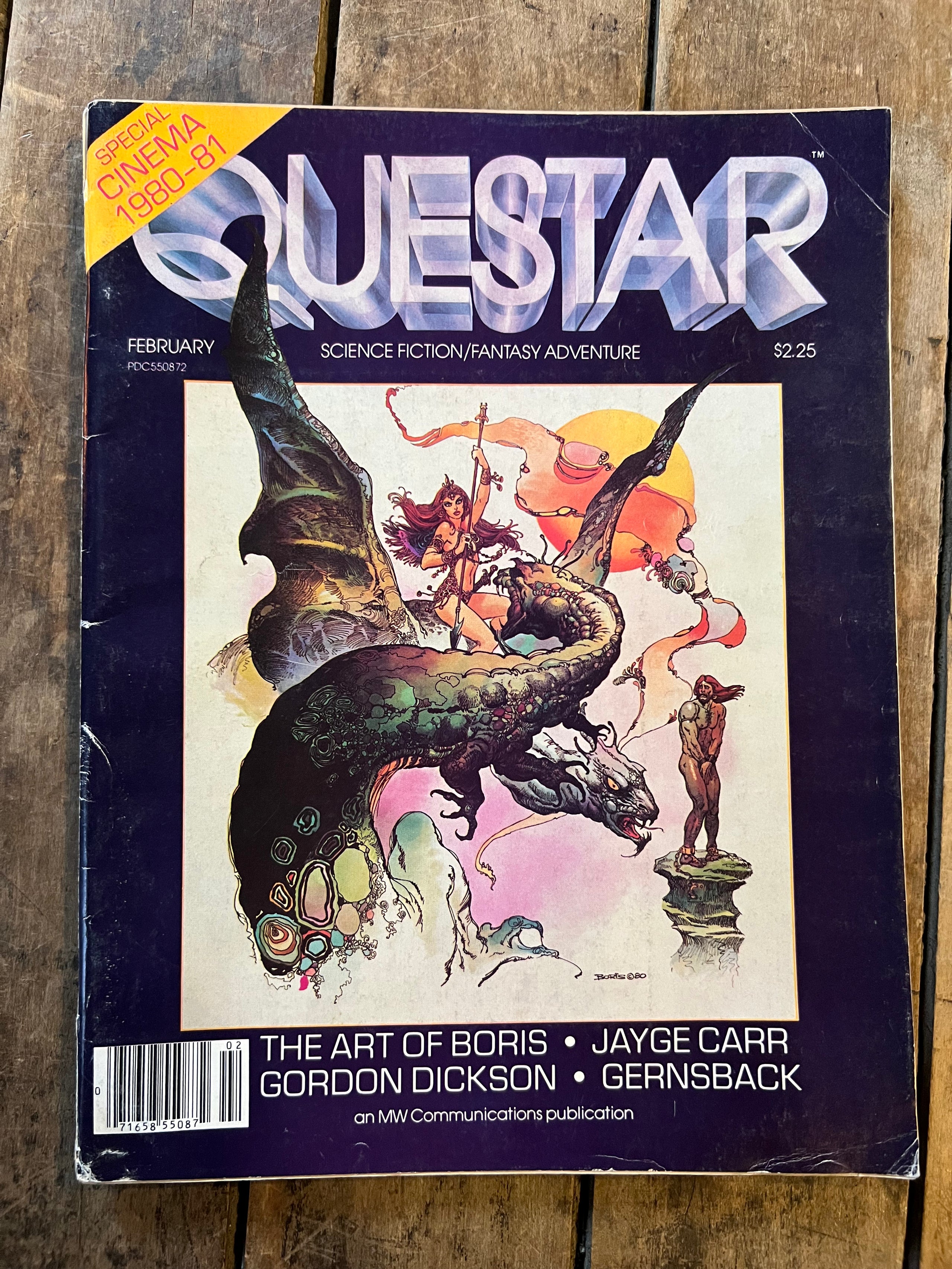 QUESTAR Magazine - February 1980 Issue - SCI-Fi & Fantasy Adventure Magazine