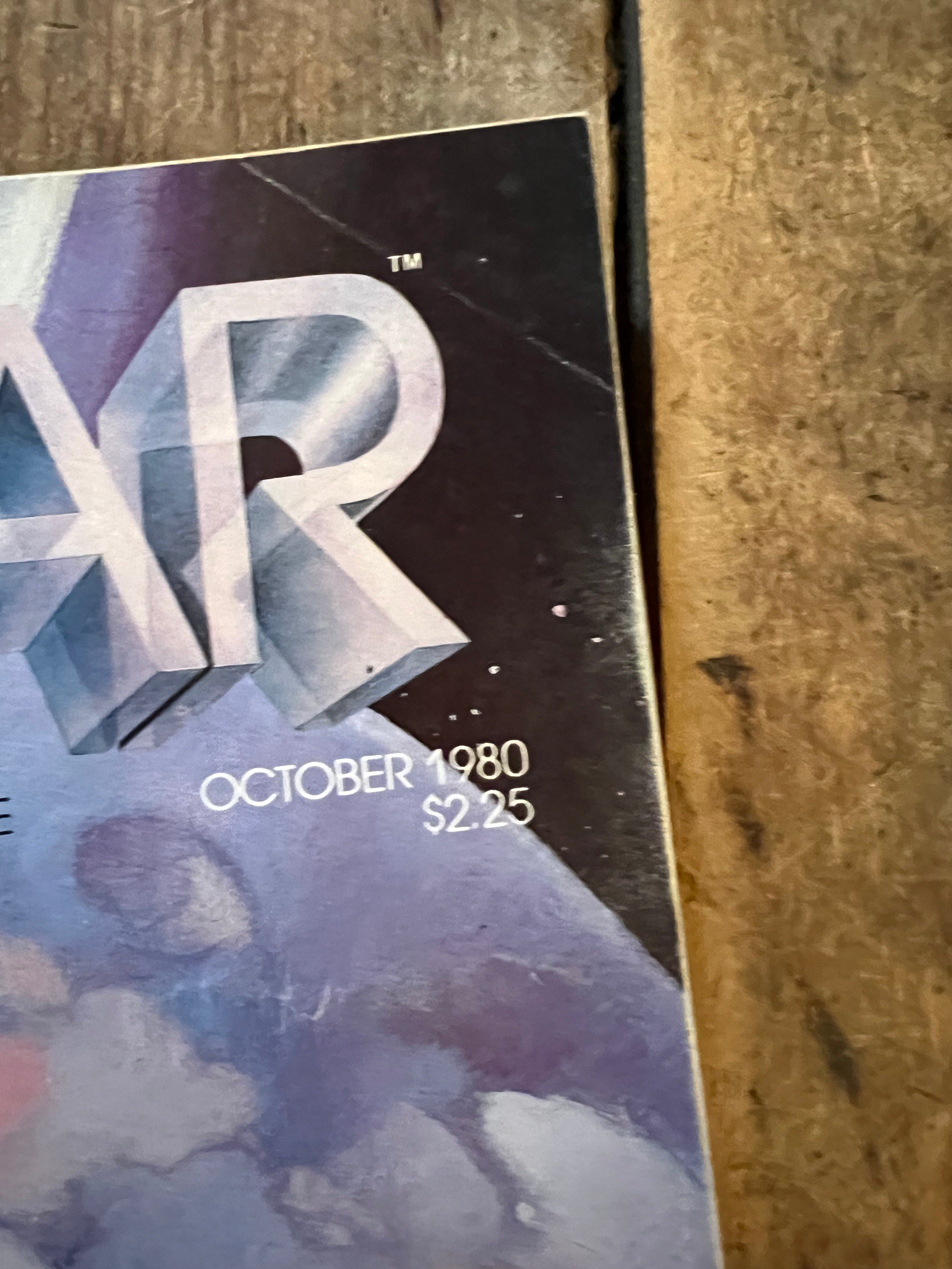 QUESTAR Magazine - October 1980 Issue - SCI-Fi & Fantasy Adventure Magazine