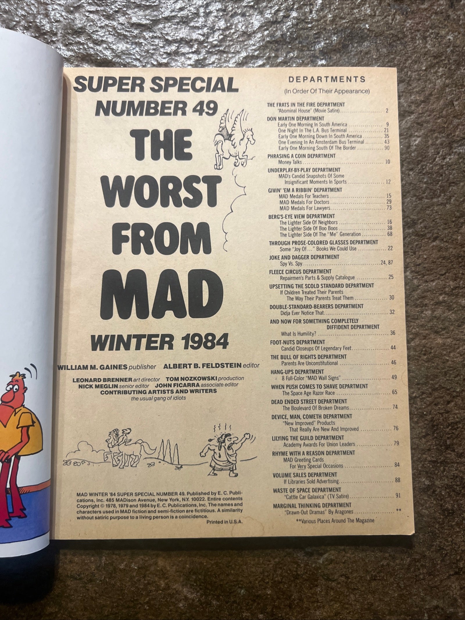 MAD Magazine - Super Special Winter 1984 - The Worst From MAD
