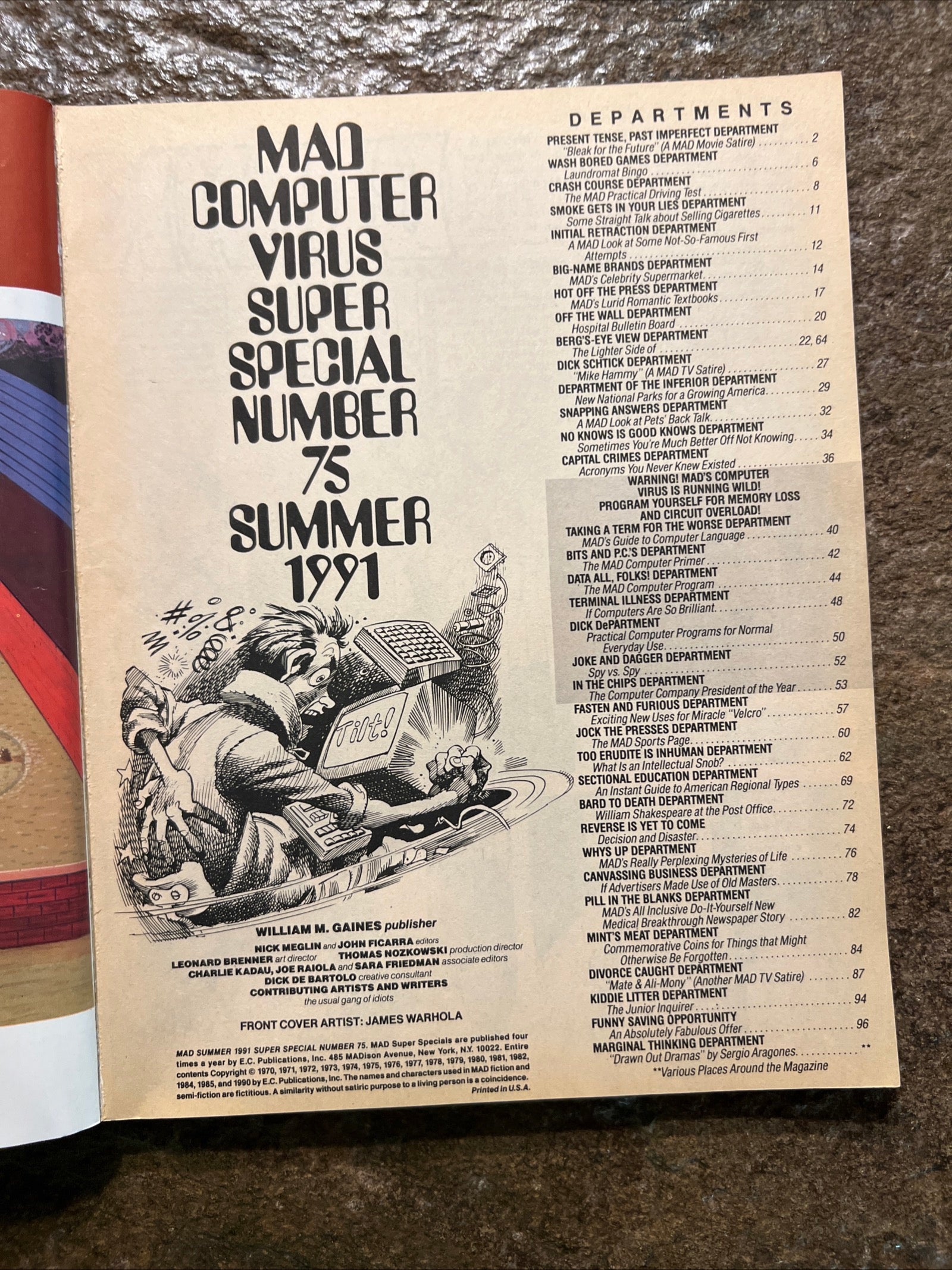 MAD Magazine - Summer 1991 - MAD Super Special Computer Virus Edition