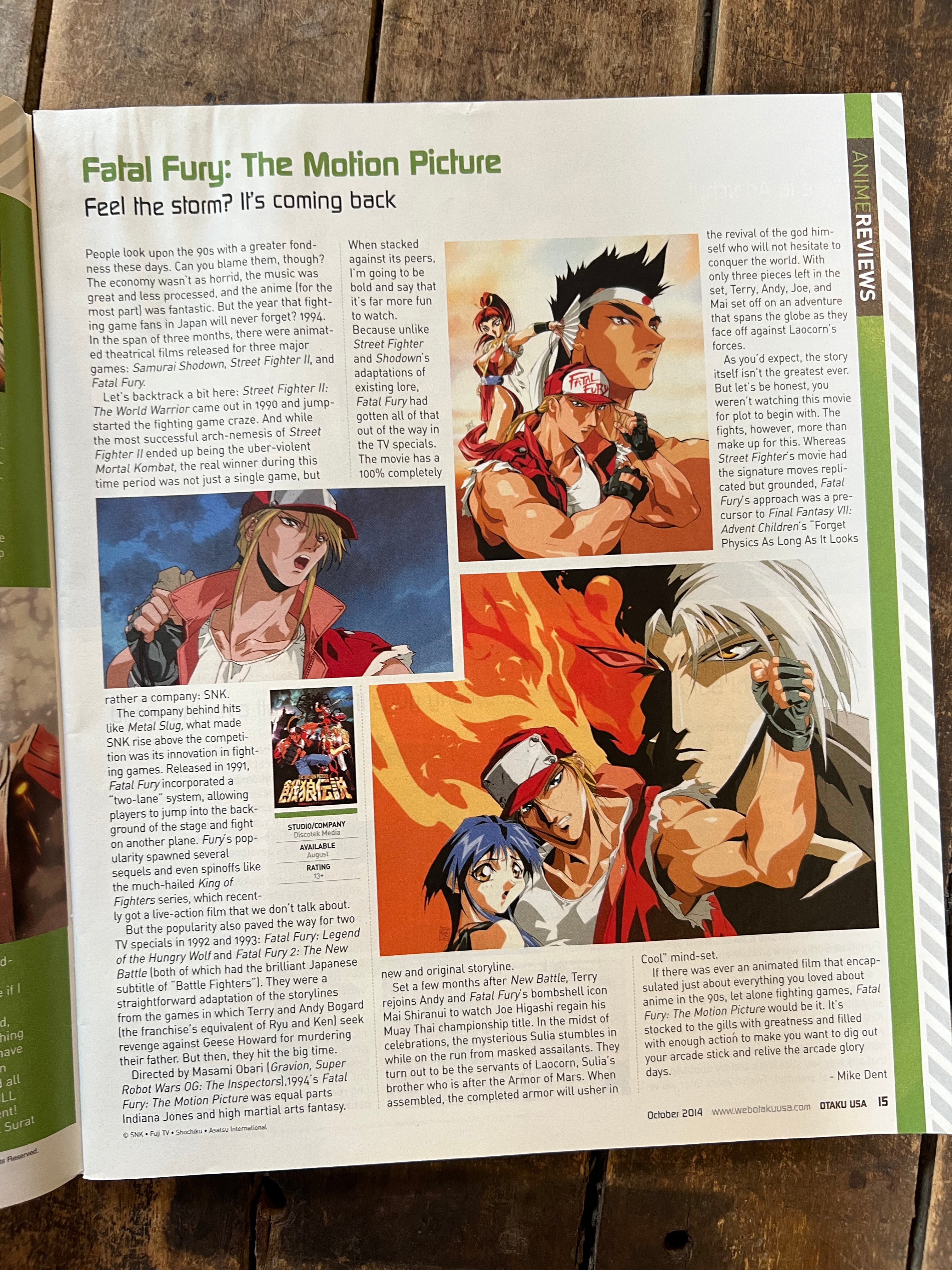 OTAKU USA Magazine - October 2014 - SAILOR MOON  cover - Anime - Manga - Cosplay