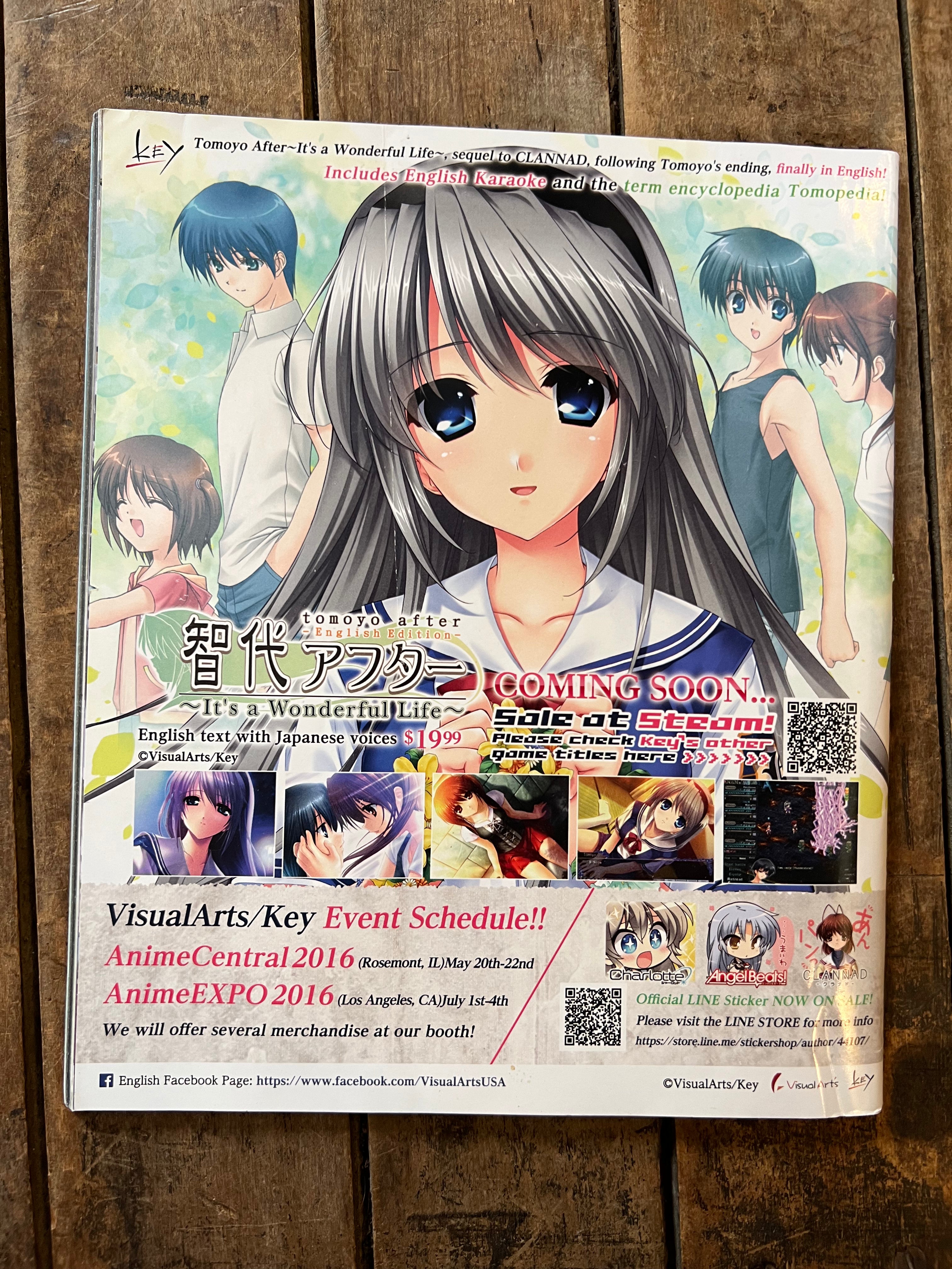 OTAKU USA Magazine August 2016 - PSYCHO PASS - Anime - Manga - Cosplay