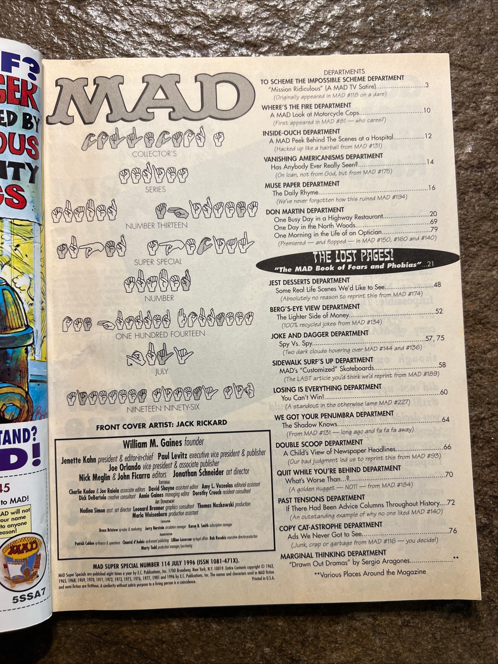 MAD Magazine - July 1996 - MAD Collectors Series #13 ( Limited Edition )