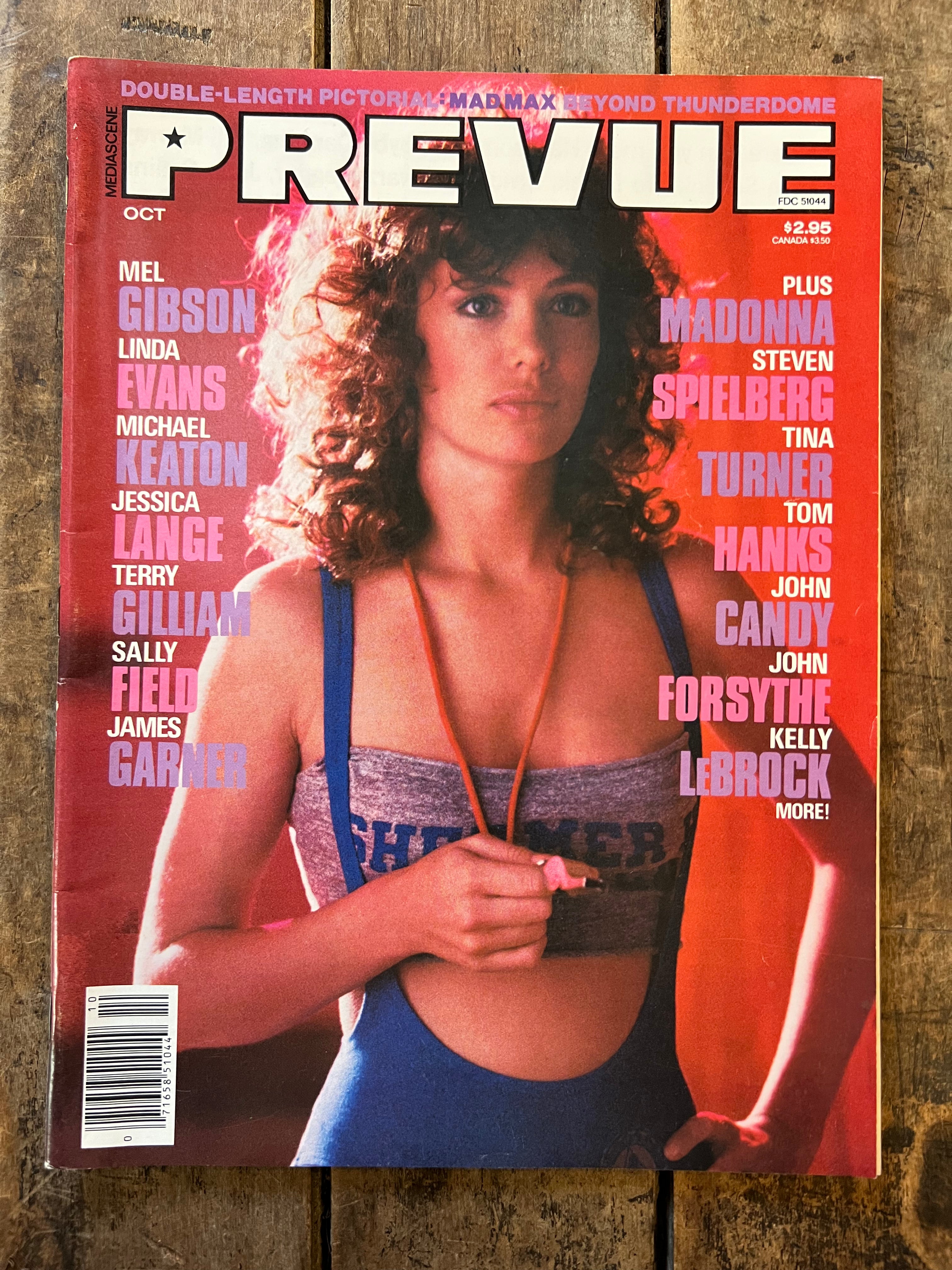 PREVUE Magazine - October 1985 - Weird Science - Kelly LeBrock Cover