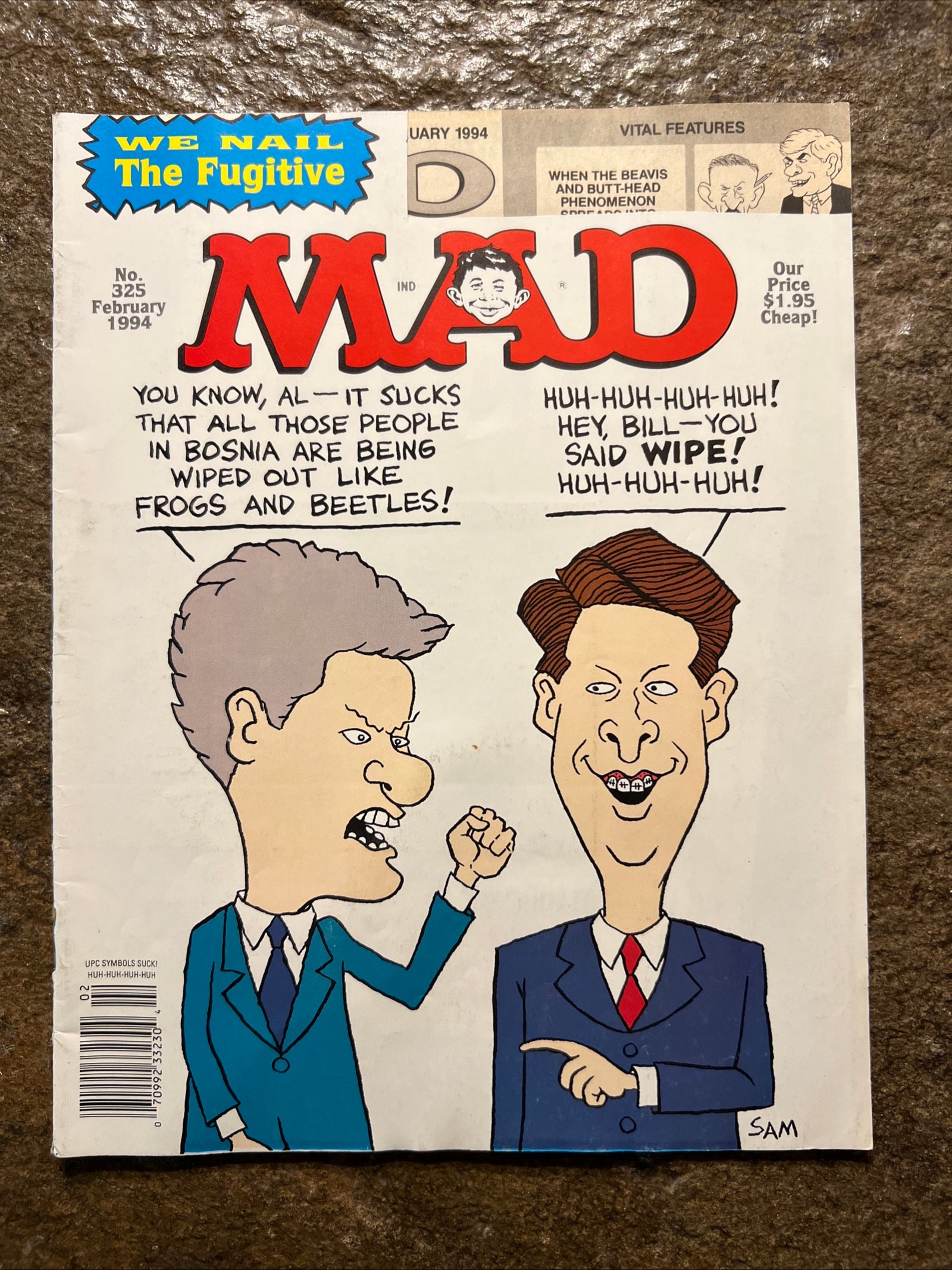 MAD Magazine - February 1994 - Beavis and Butt-Head / Clinton & Gore Parody