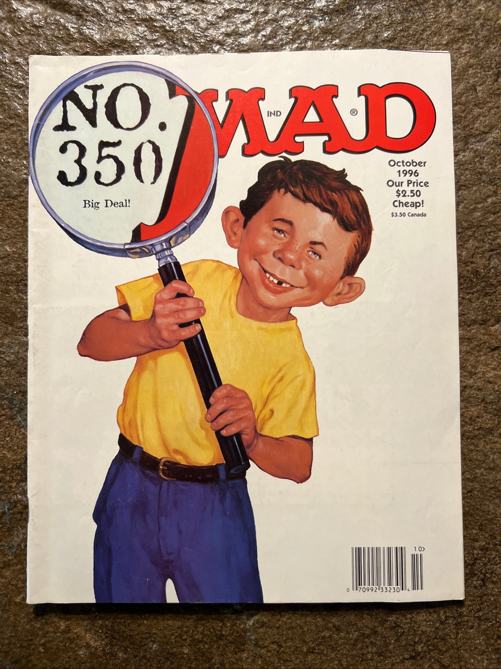 MAD Magazine - October 1996 Issue No. 350 Big Deal!