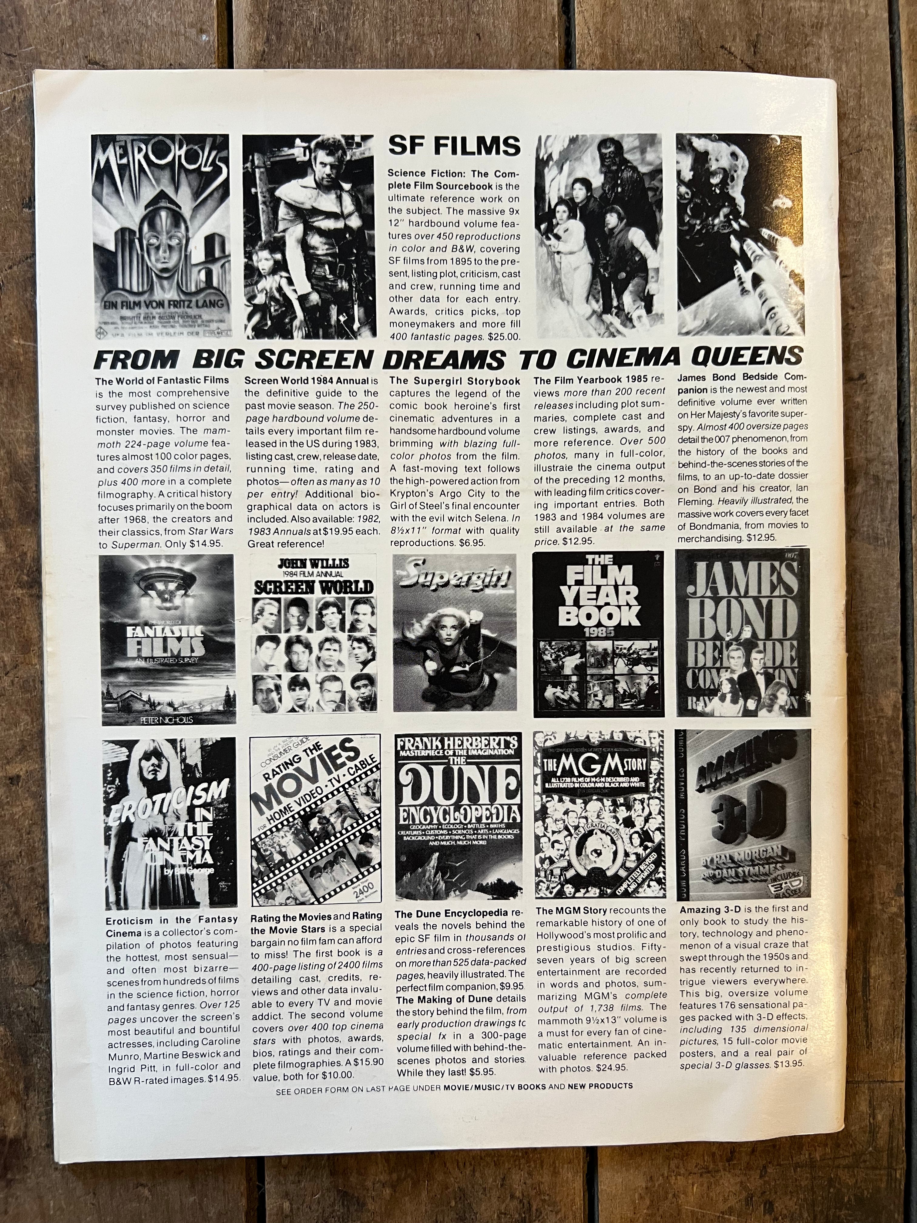 PREVUE Magazine - August 1985 - RED SONJA - Brigitte Nielsen Cover