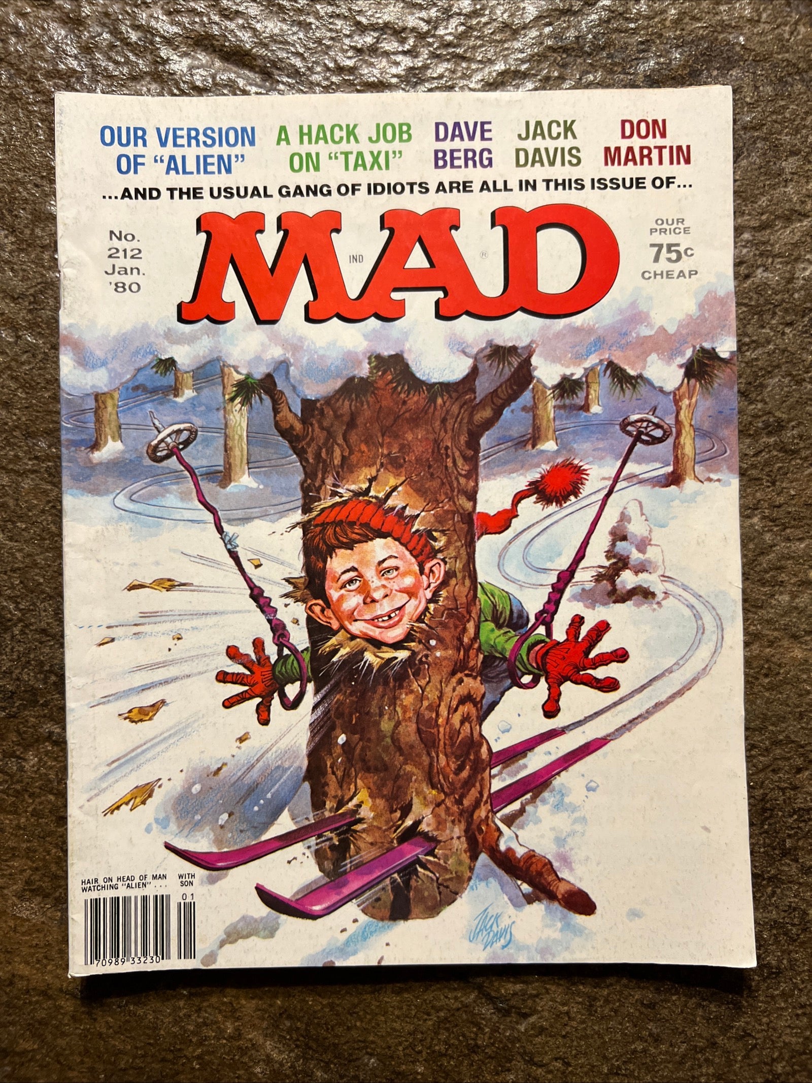 MAD Magazine - January 1980 Issue 212 - Alien & Taxi